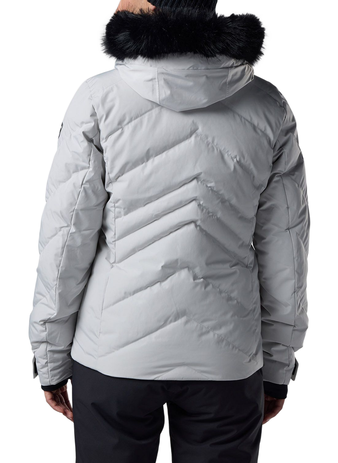 Veste de ski Staci droite col montant ROSSIGNOL Gris