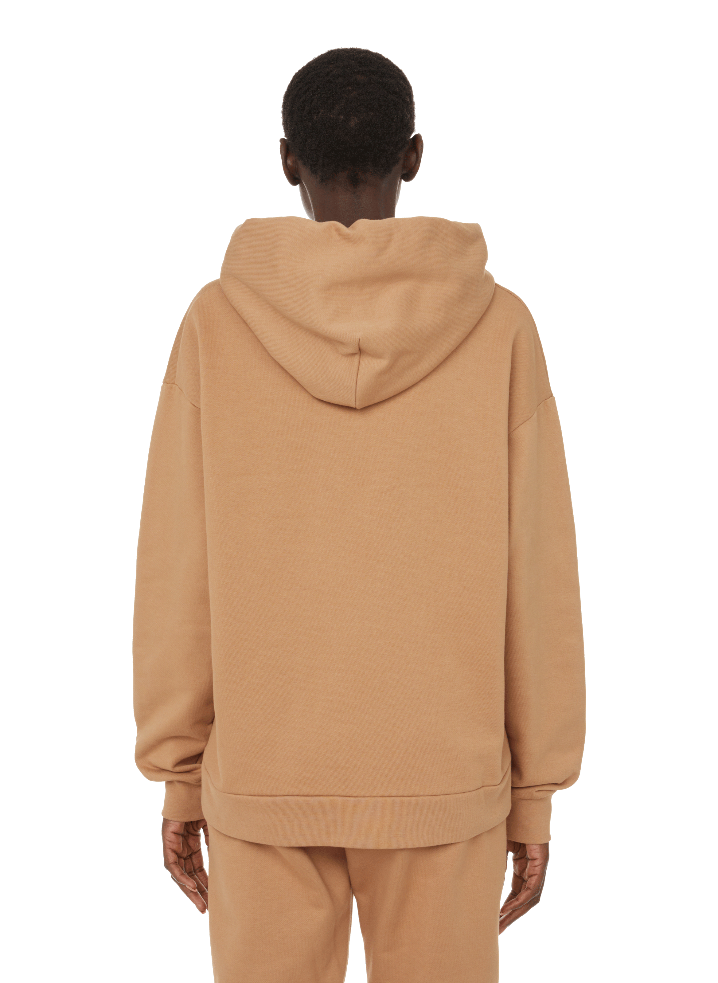 Bio-Baumwollkapuzenpullover THE SOCIAL SUNDAY Braun