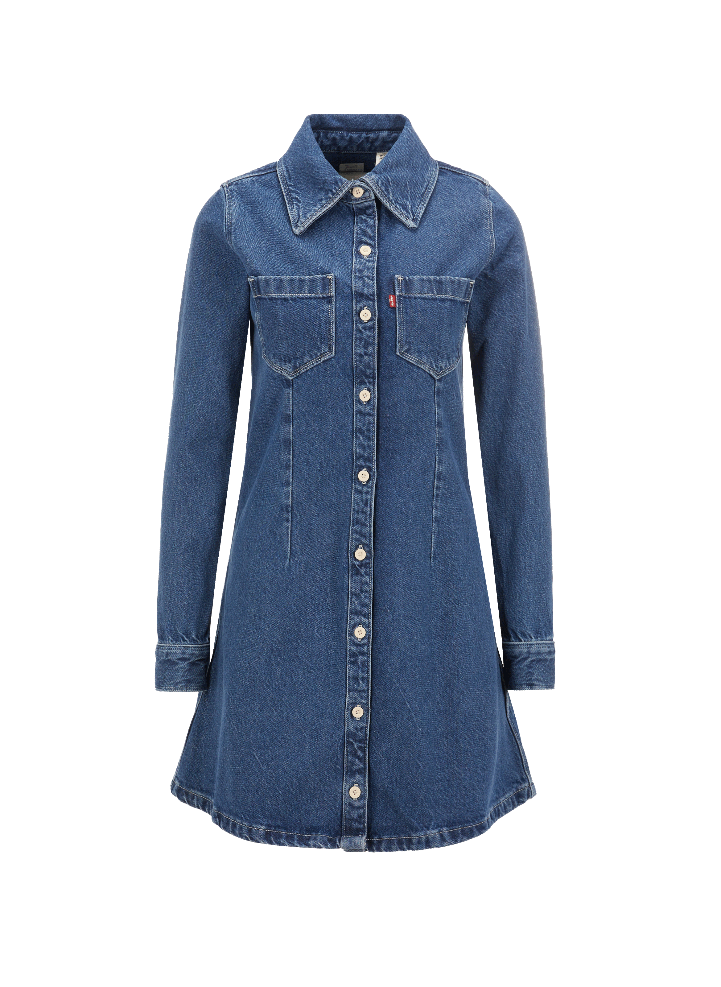 Robe mini en jean