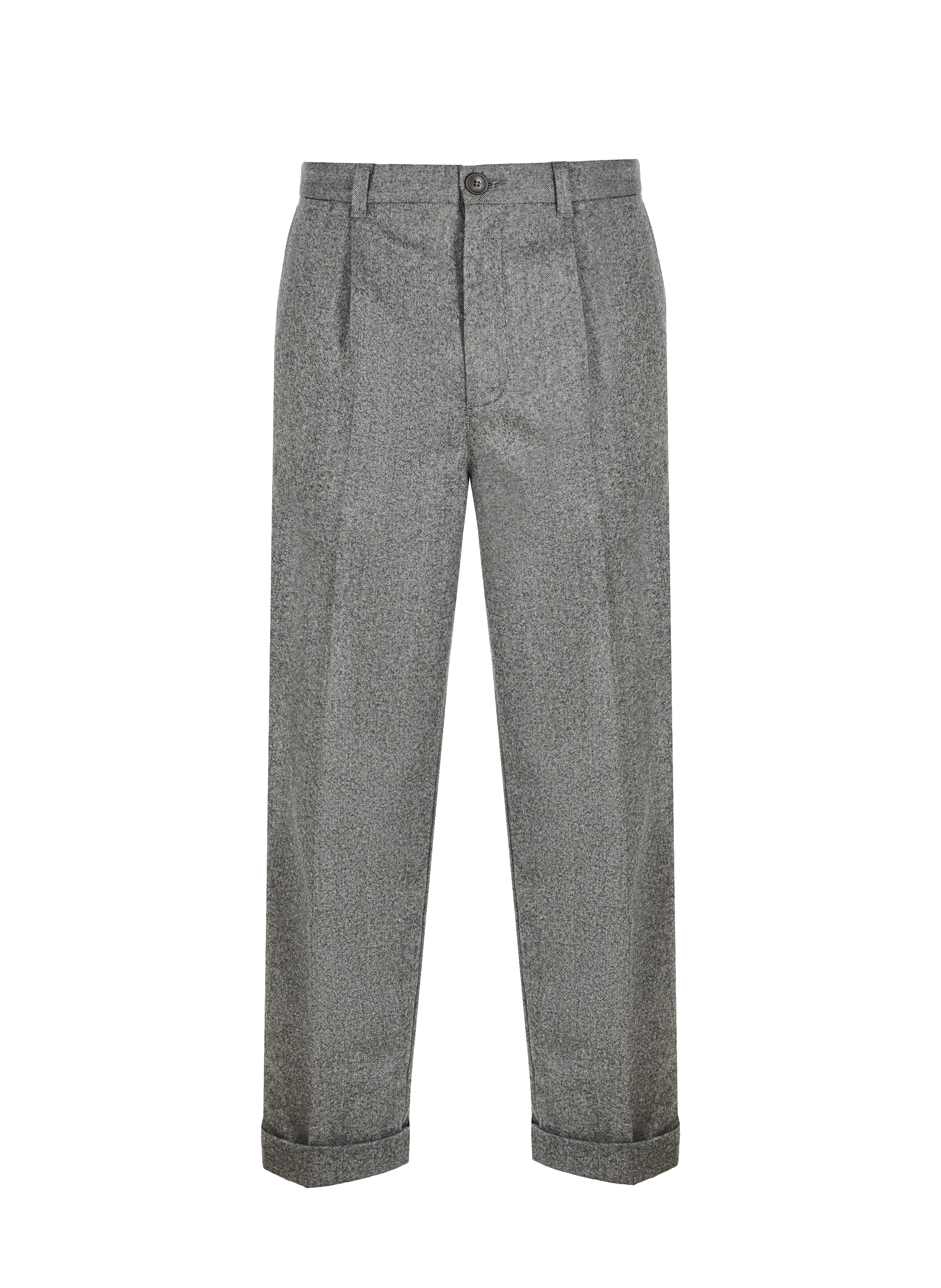 Cropped wool trousers SAISON 1865 Multicolour