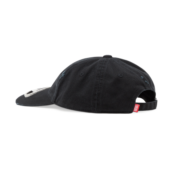 Diesel Cotton Baseball Cap In Black