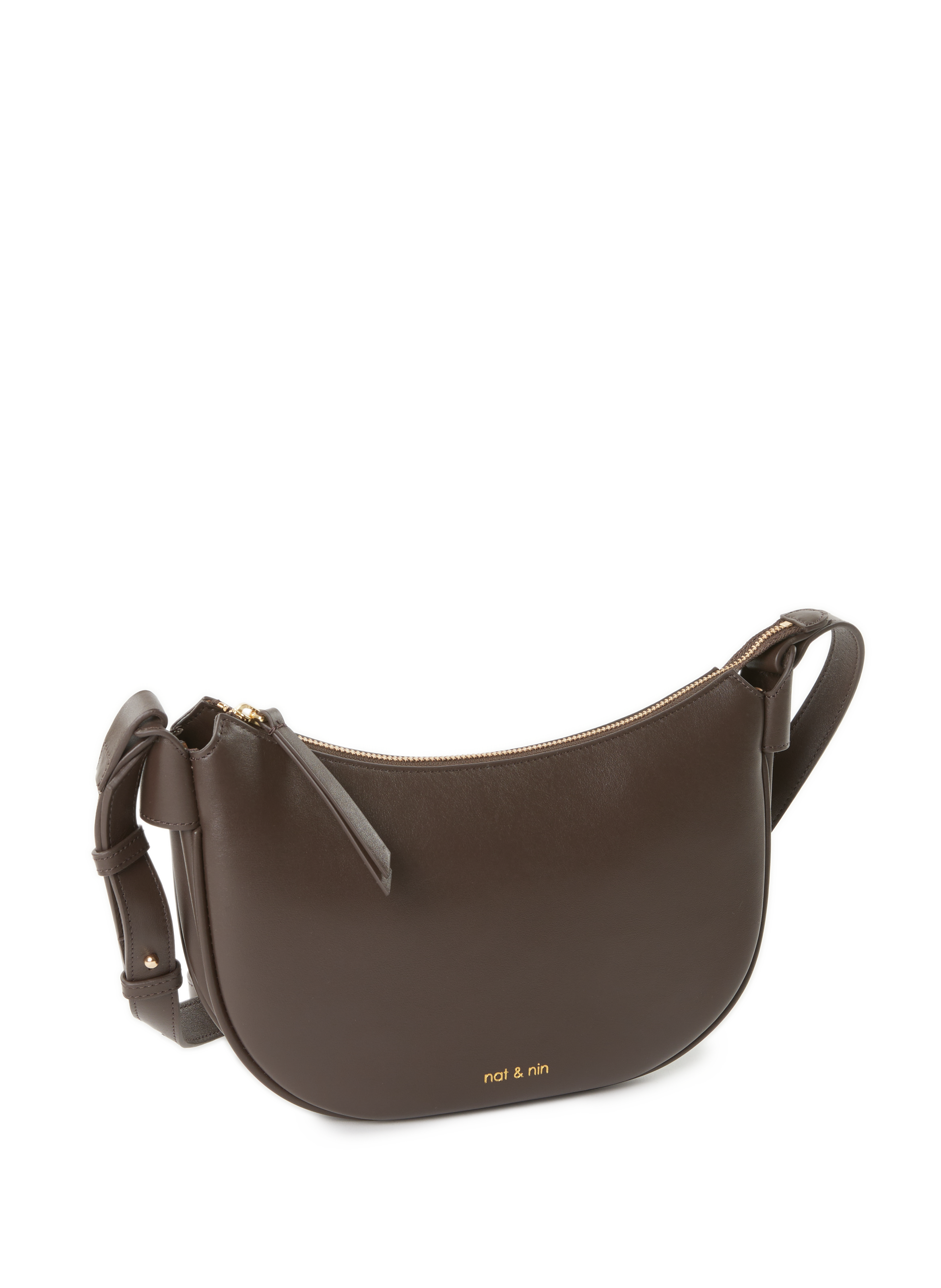 Sac à bandoulière Lune  NAT &amp; NIN Marron