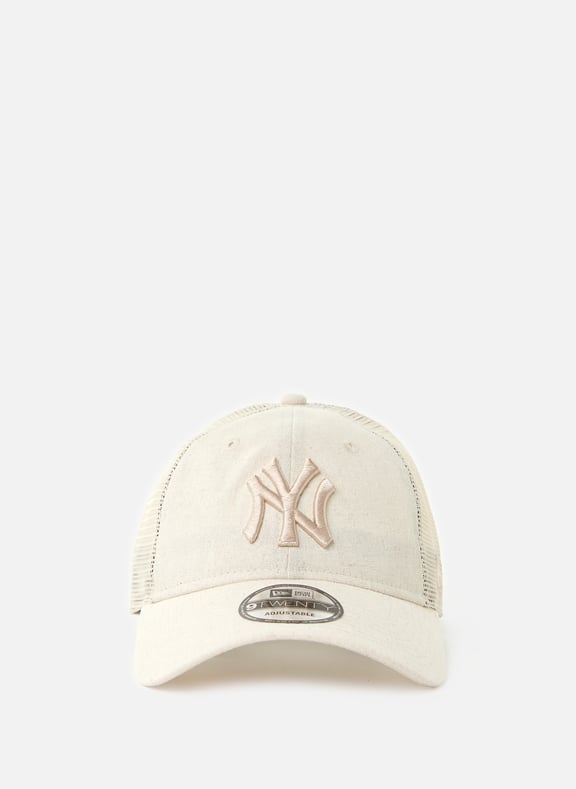 Casquette en lin mélangé Beige by NEW ERA NEW ERA Casquette en lin mélangé Beige