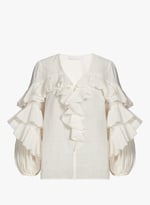 Blouse Acacia à volants | ZIMMERMANN