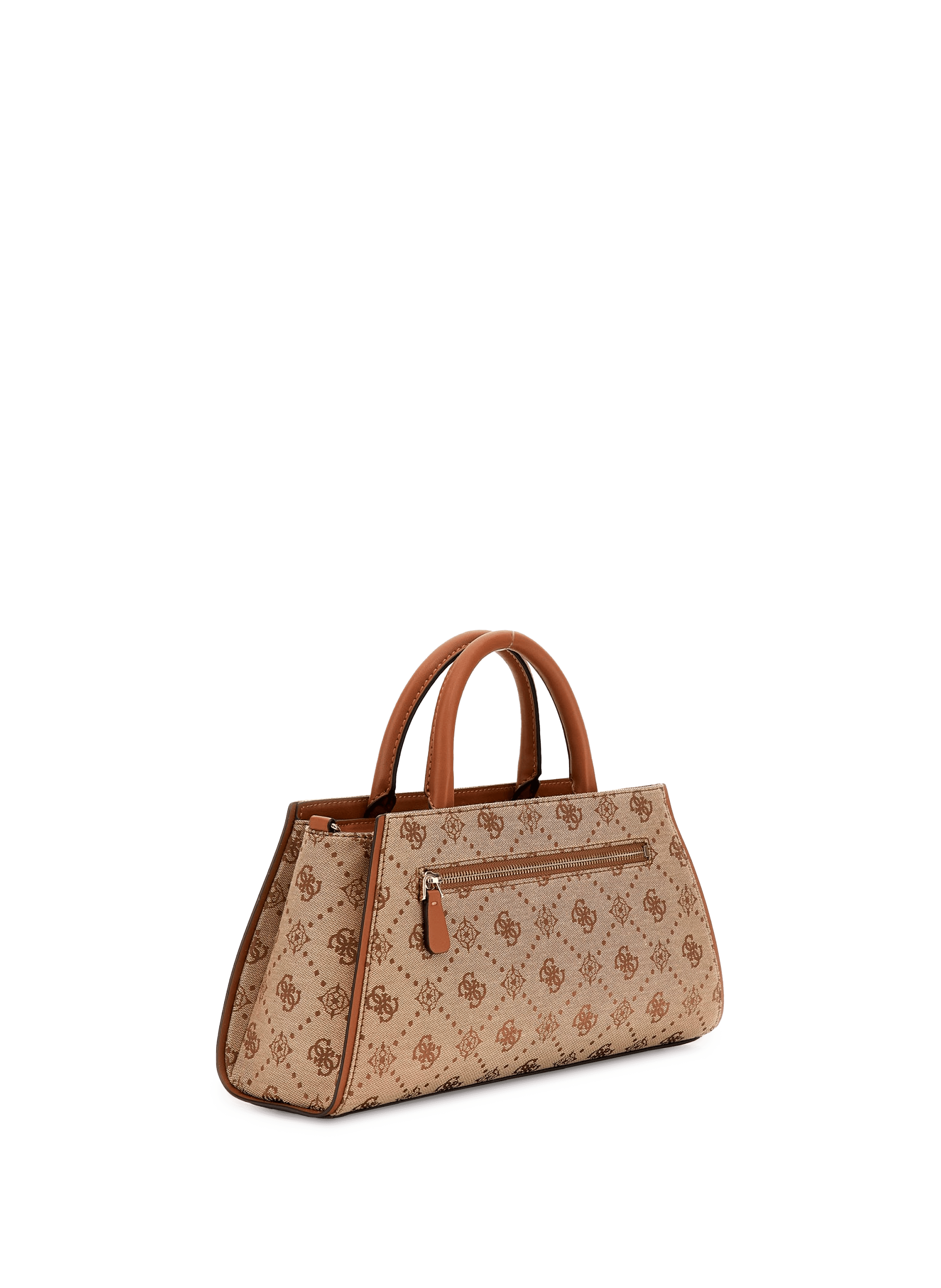 Monogram-print handbag GUESS Brown