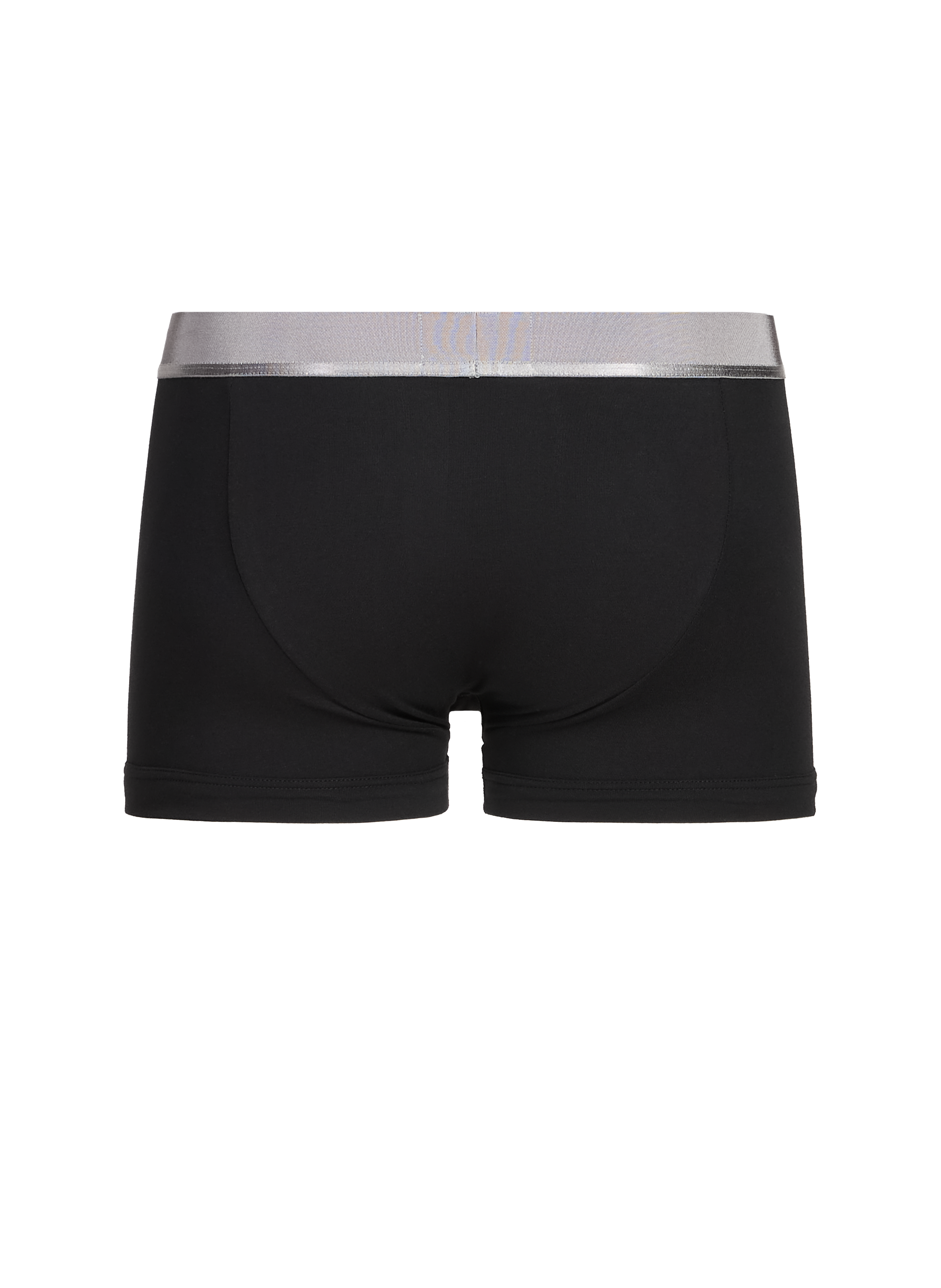 Lot de trois boxers en coton mélangé EMPORIO ARMANI Noir