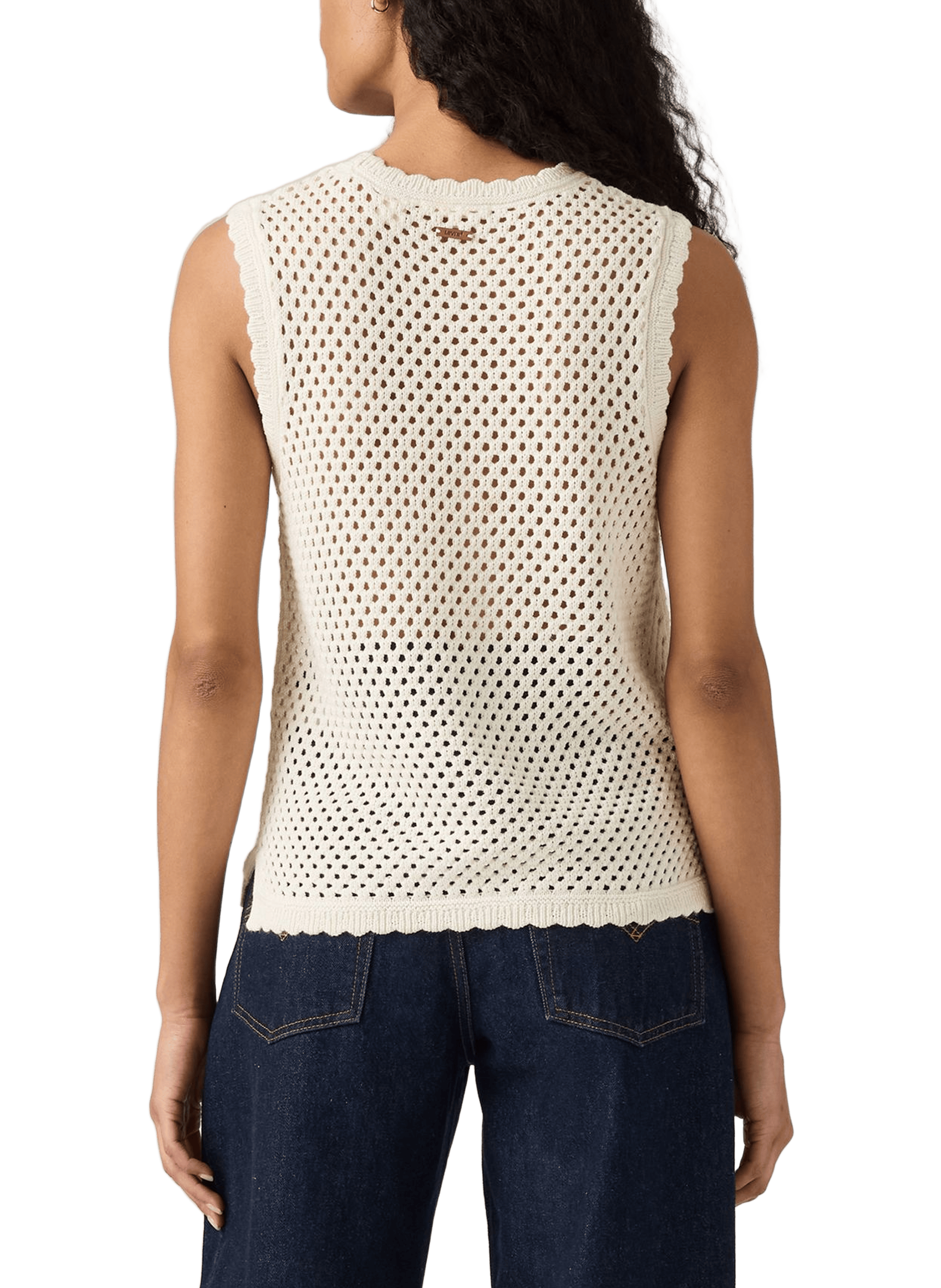 Top ajouré en coton LEVI'S Beige