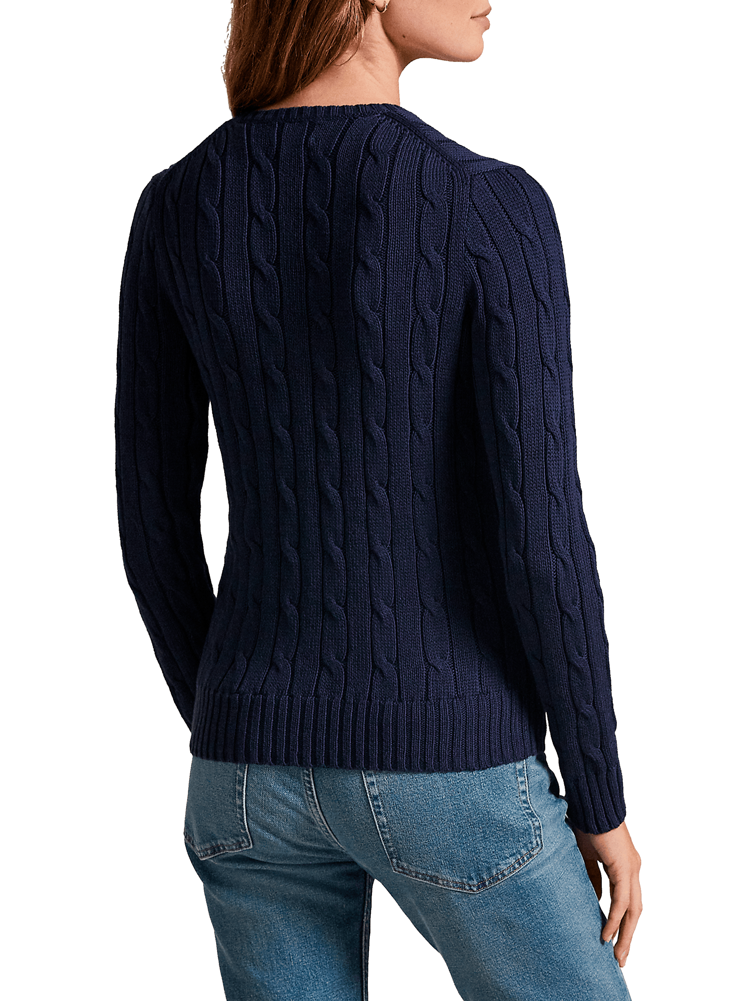 Cotton V-neck jumper POLO RALPH LAUREN Blue