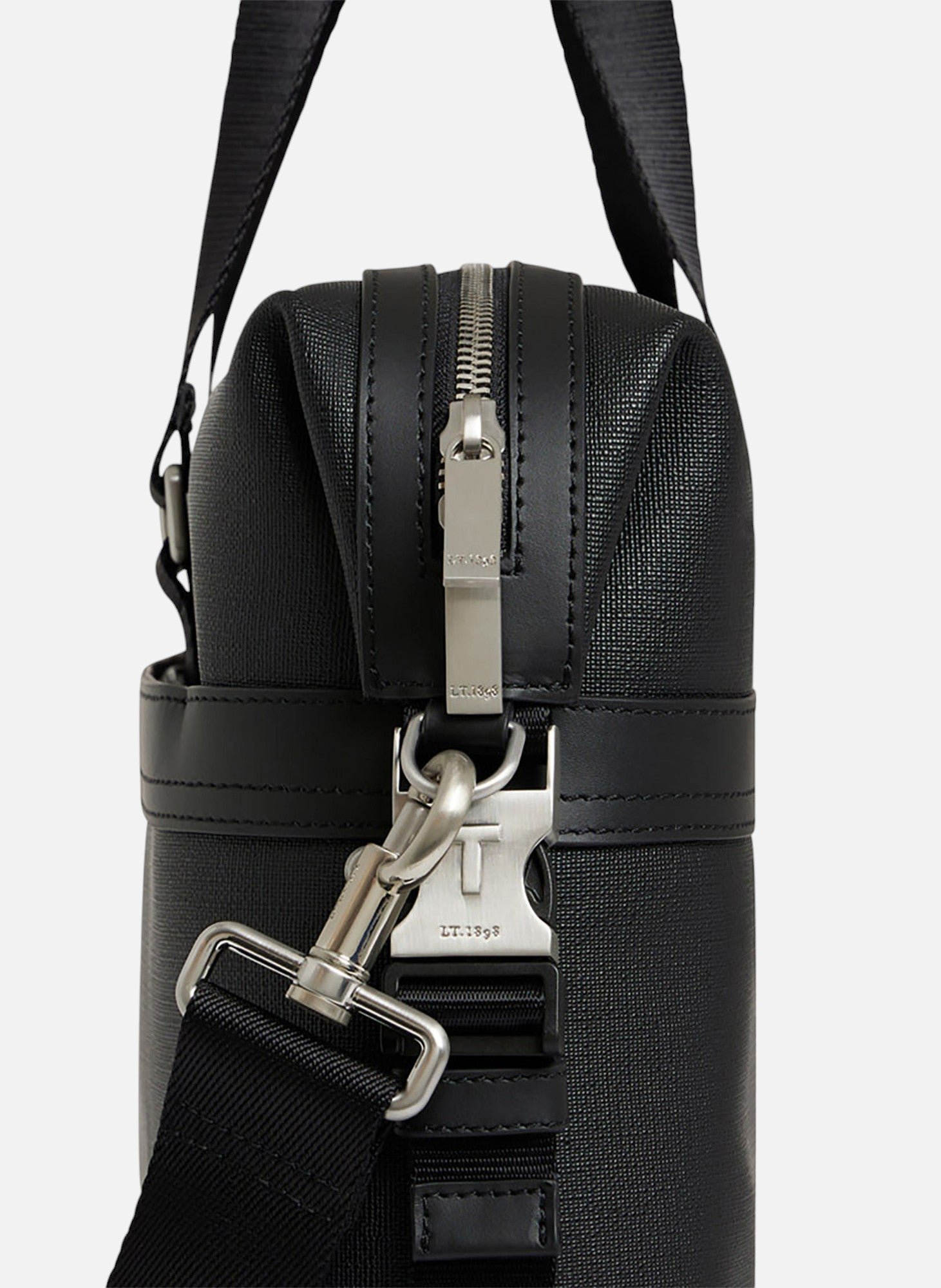 Porte documents 15" maurice en toile enduite LE TANNEUR Noir