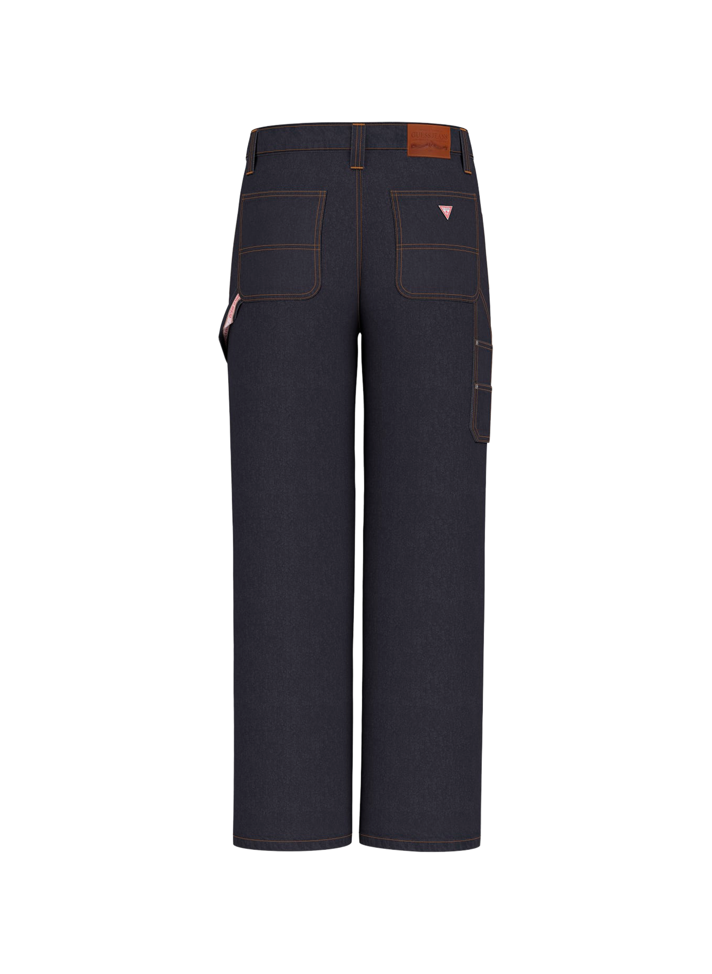 Cargo-style cotton jeans GUESS Blue