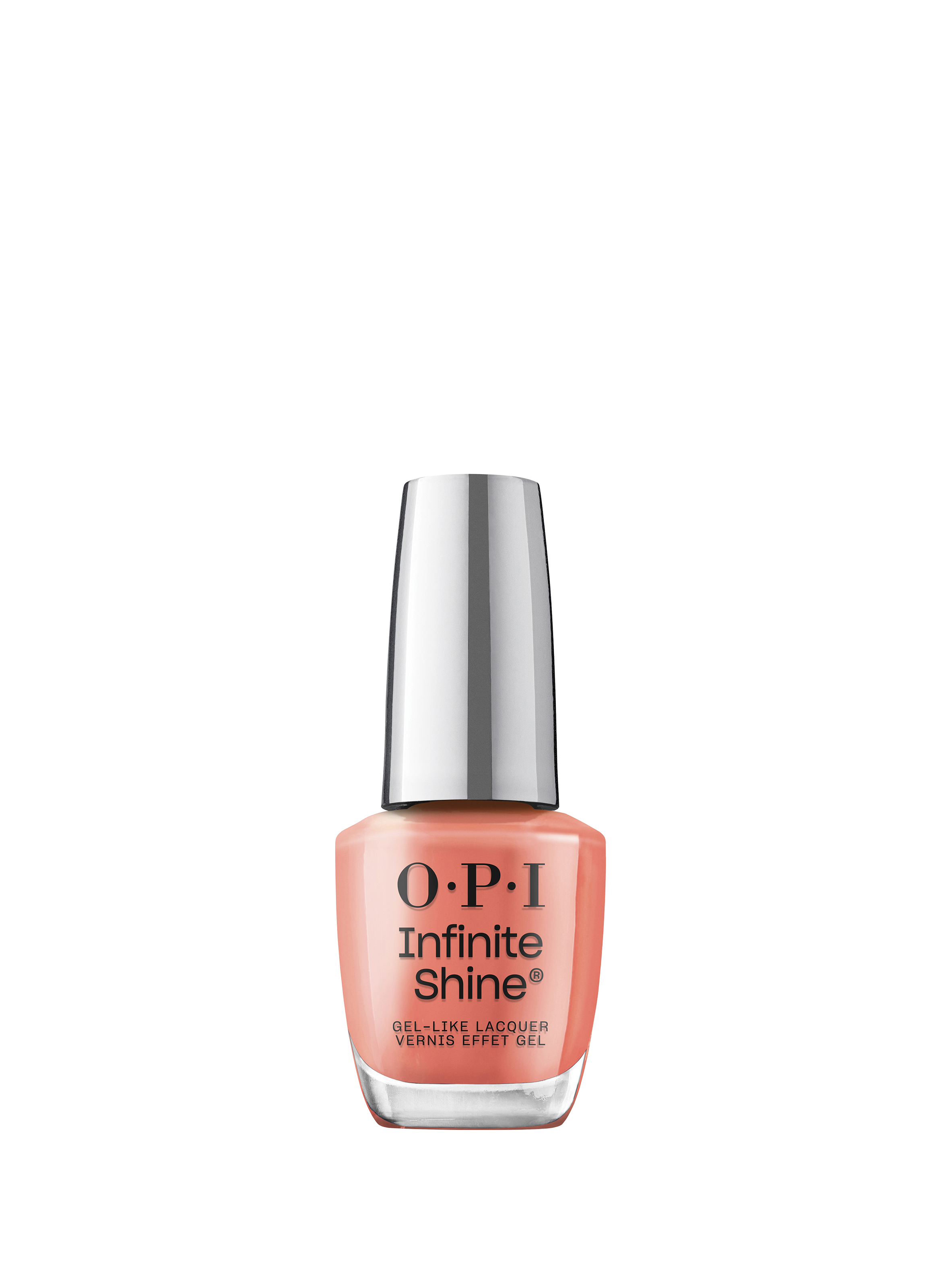 OPI **Megawatt Hot**
**Infinite Shine**
Long-lasting gel effect nail polish Orange
