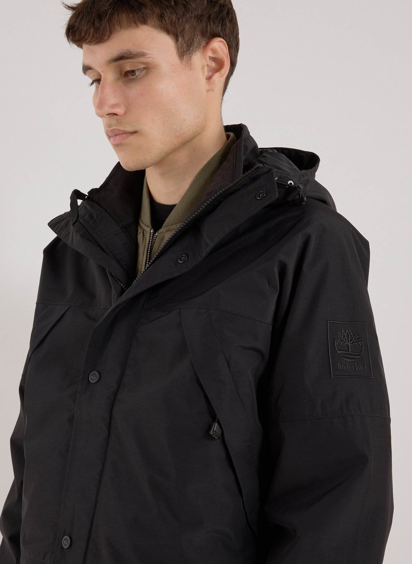 Reversible hooded jacket TIMBERLAND Black