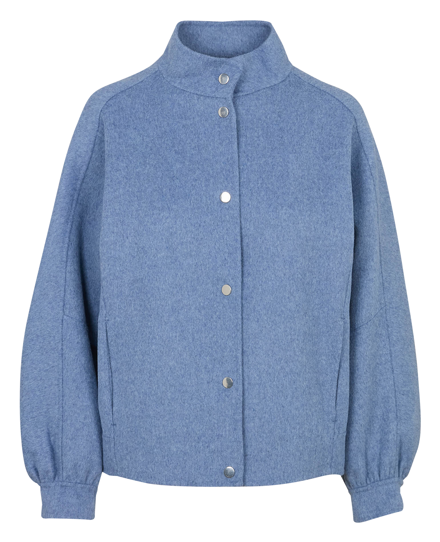 Manteau droit uni en laine mélangée arthur MAISON 123 Bleu