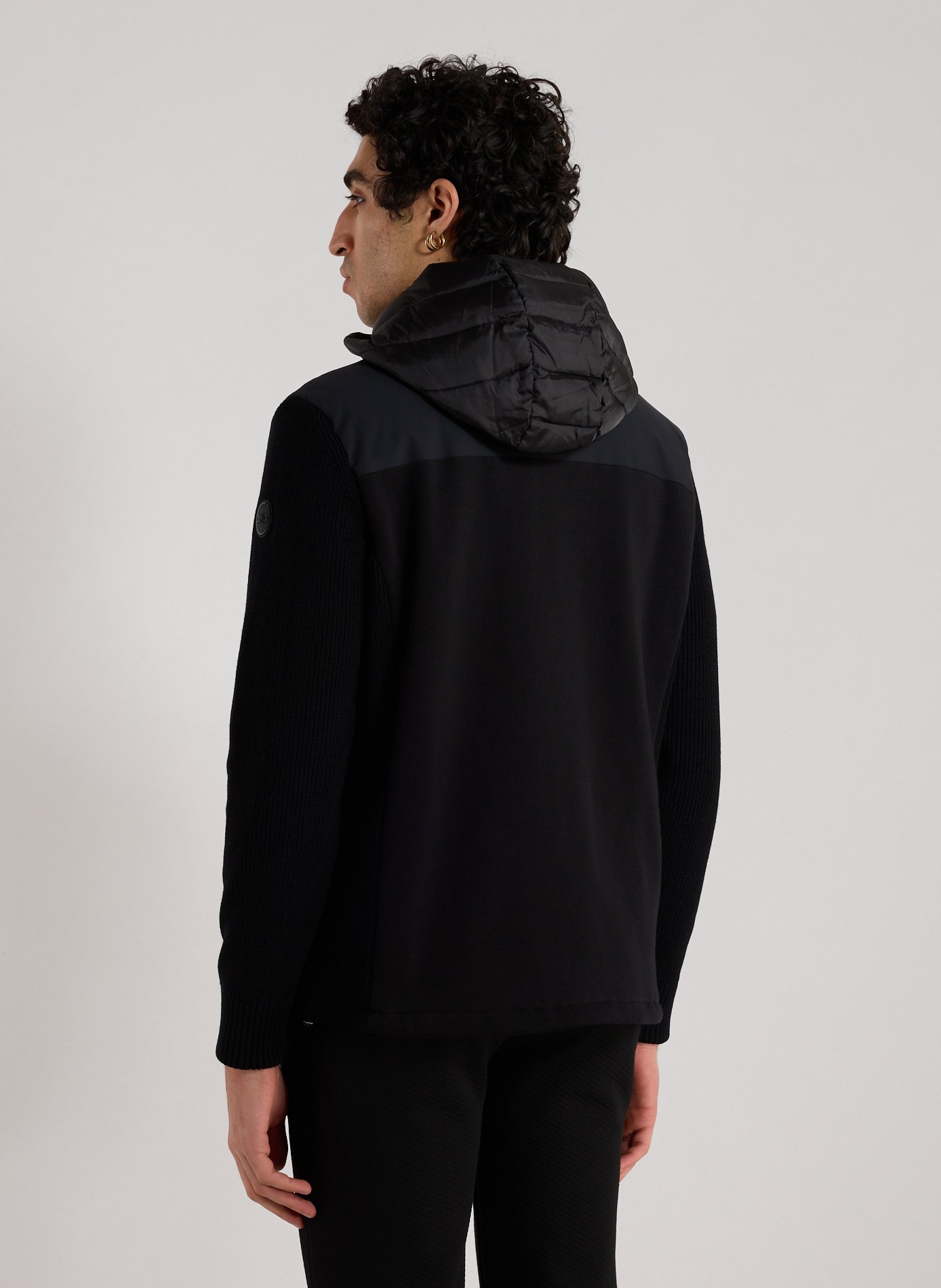 Two-tone hooded jacket COLMAR Black