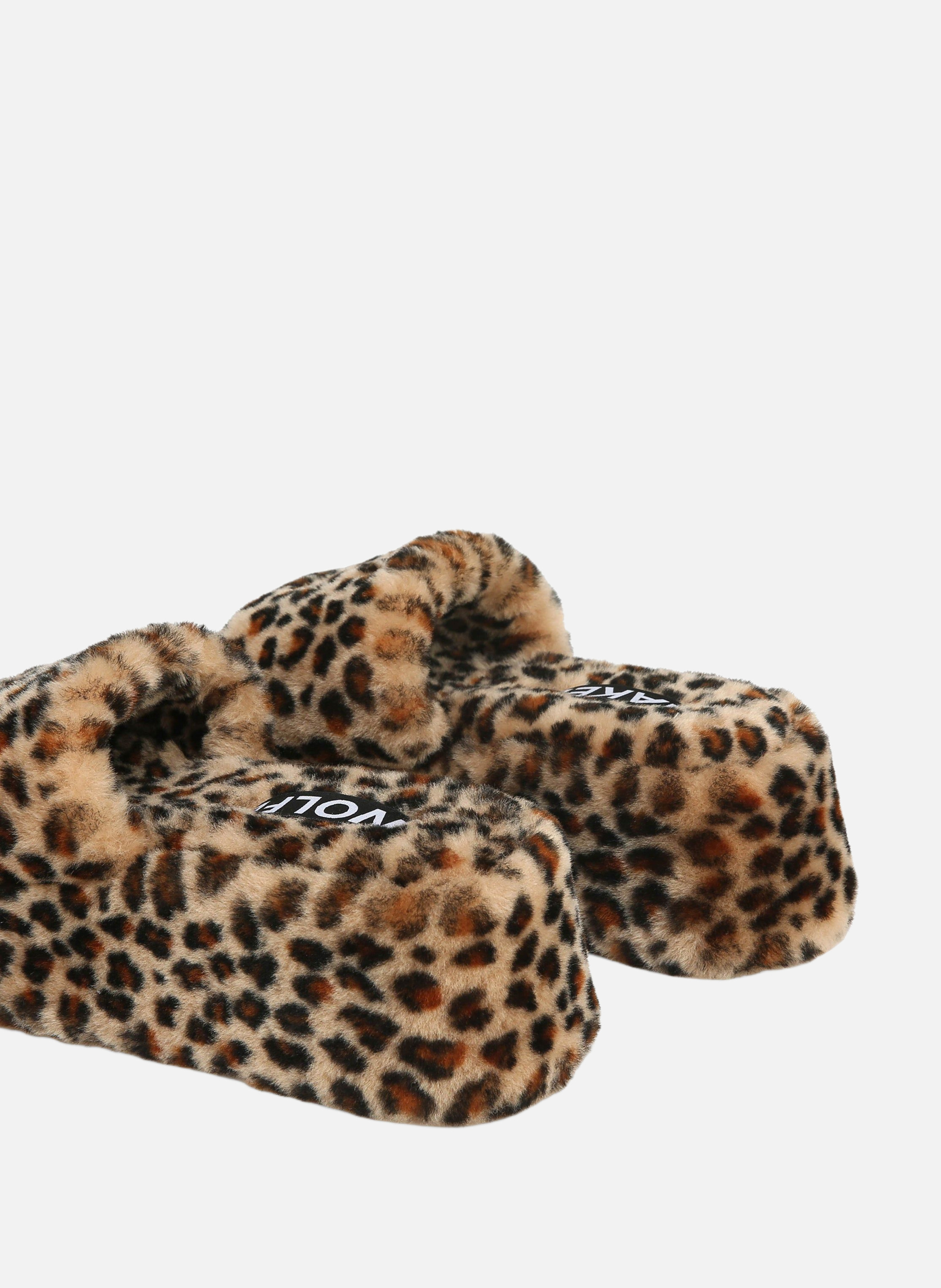 Sandales plates ivy NAKED WOLFE Marron