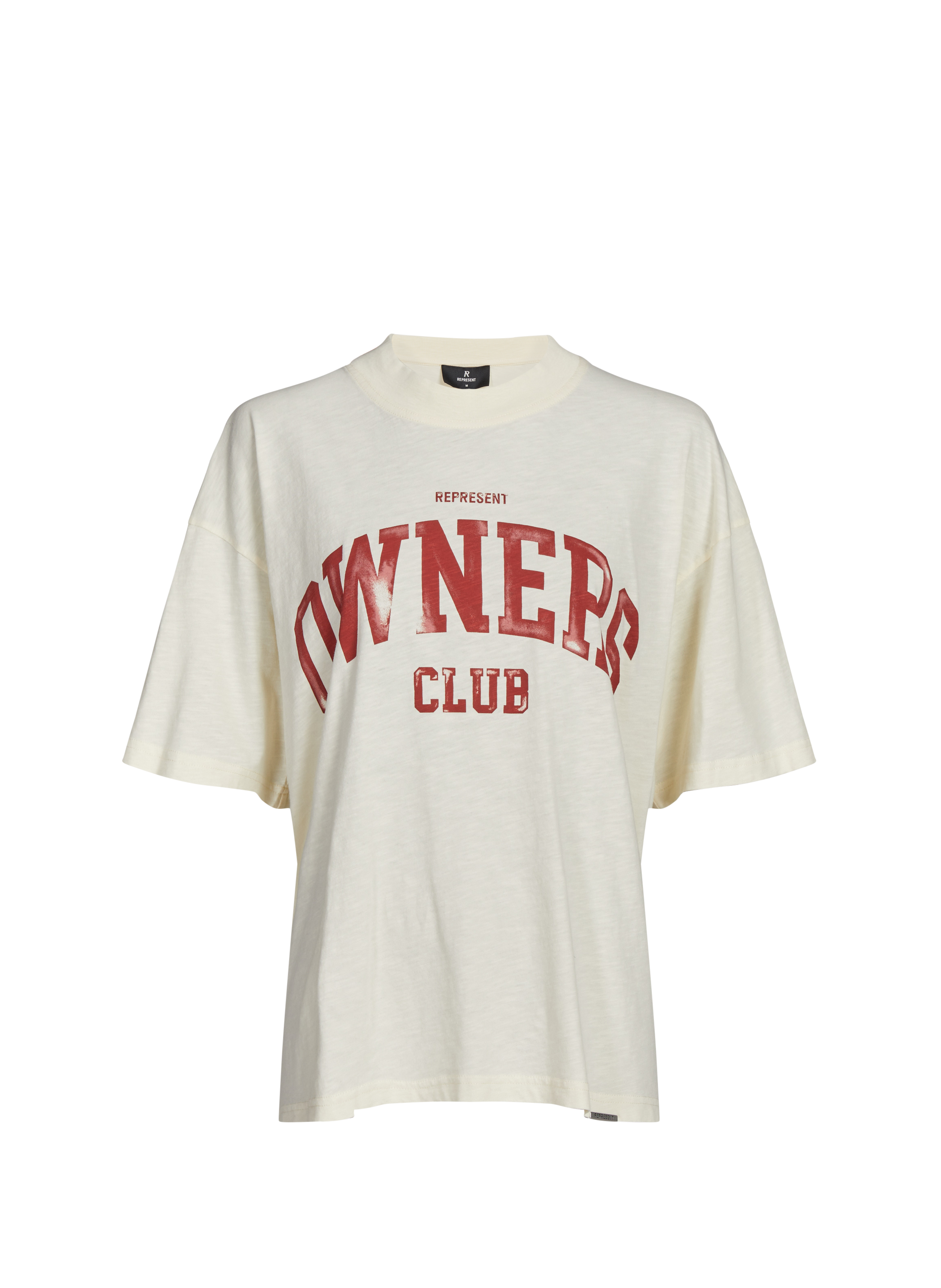 REPRESENT T-shirt col rond en coton Beige