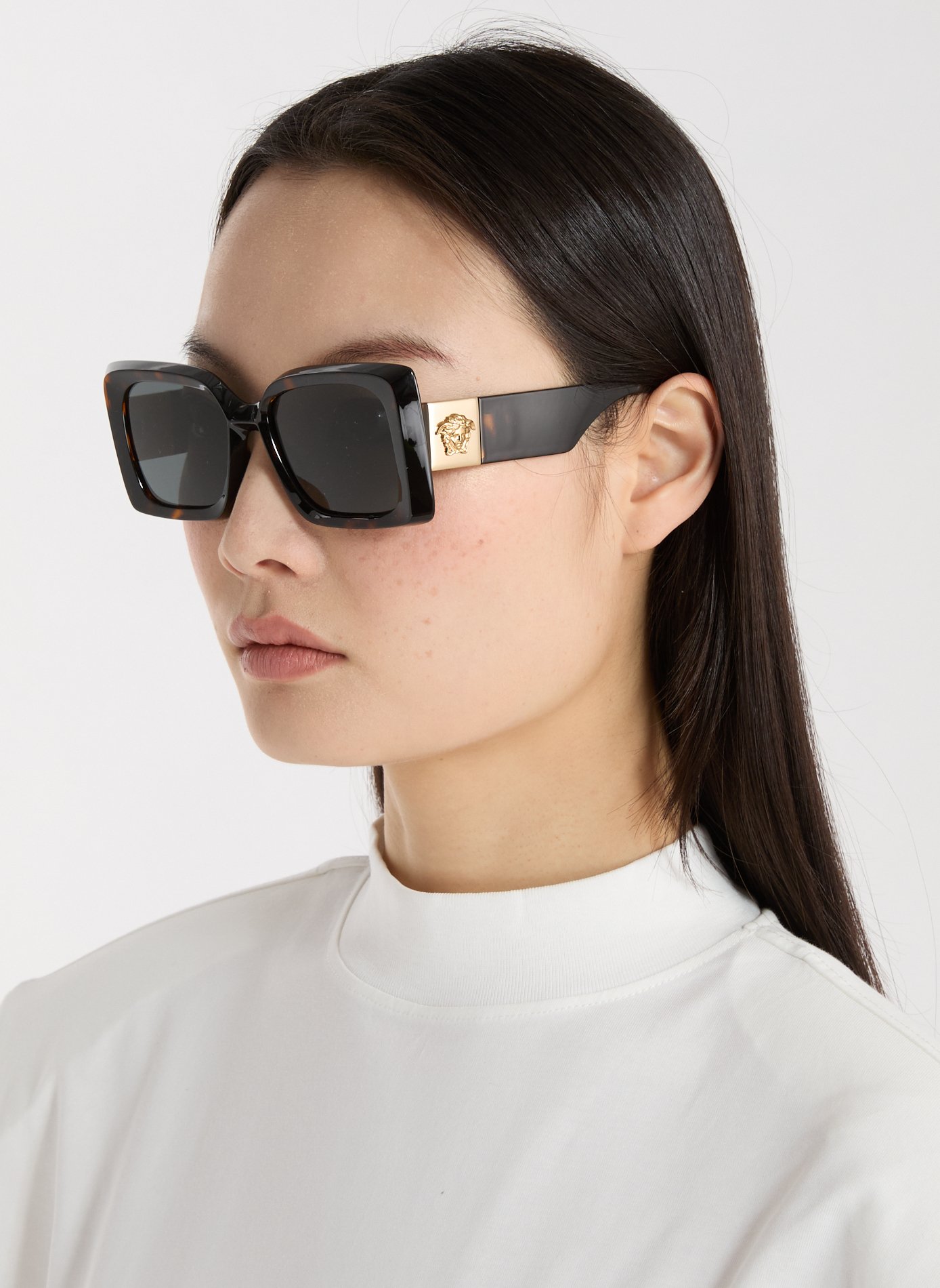 Lunettes de soleil carrées VERSACE Multicolore