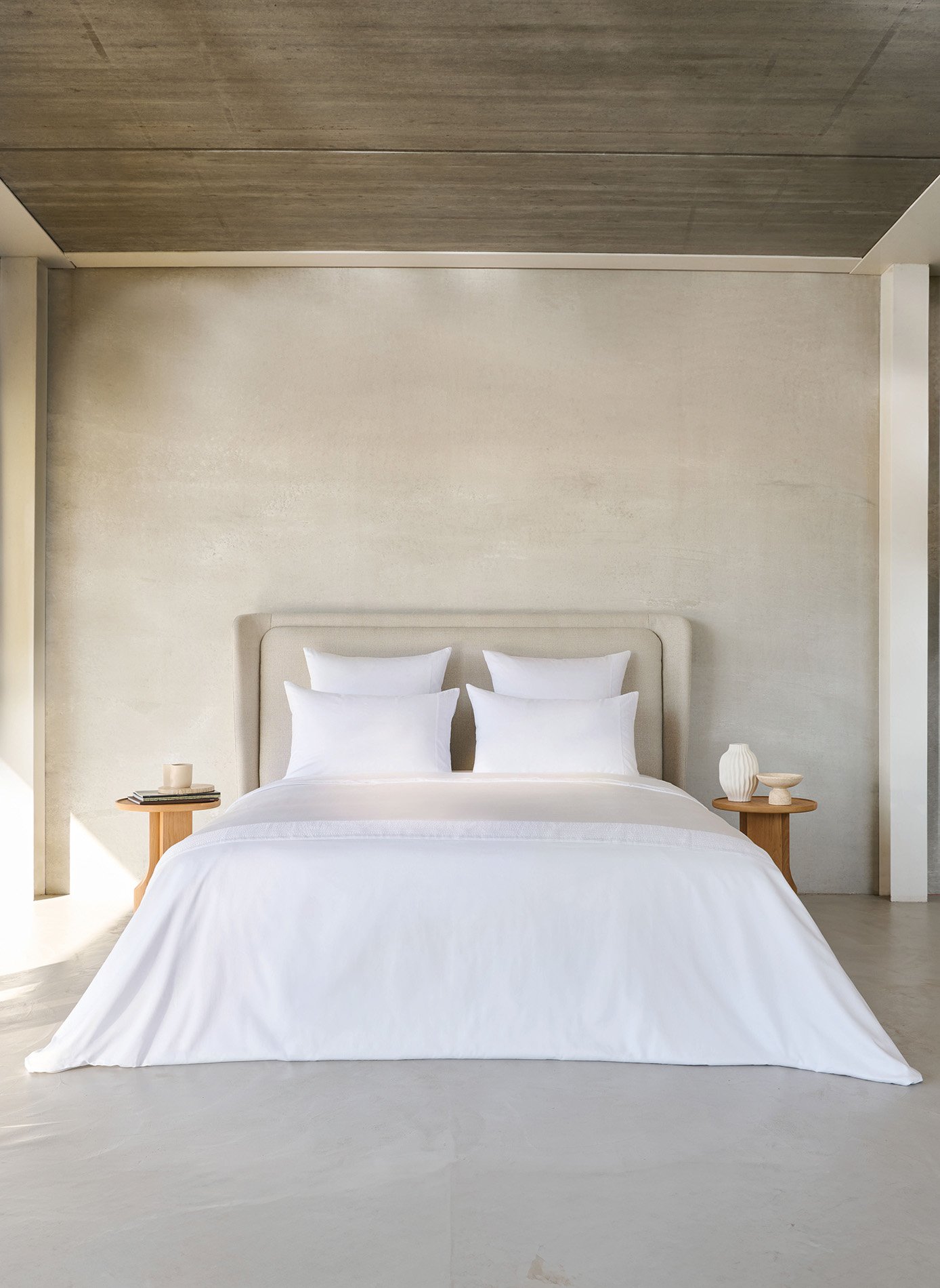 Housse de couette chateau ANNE DE SOLENE Blanc