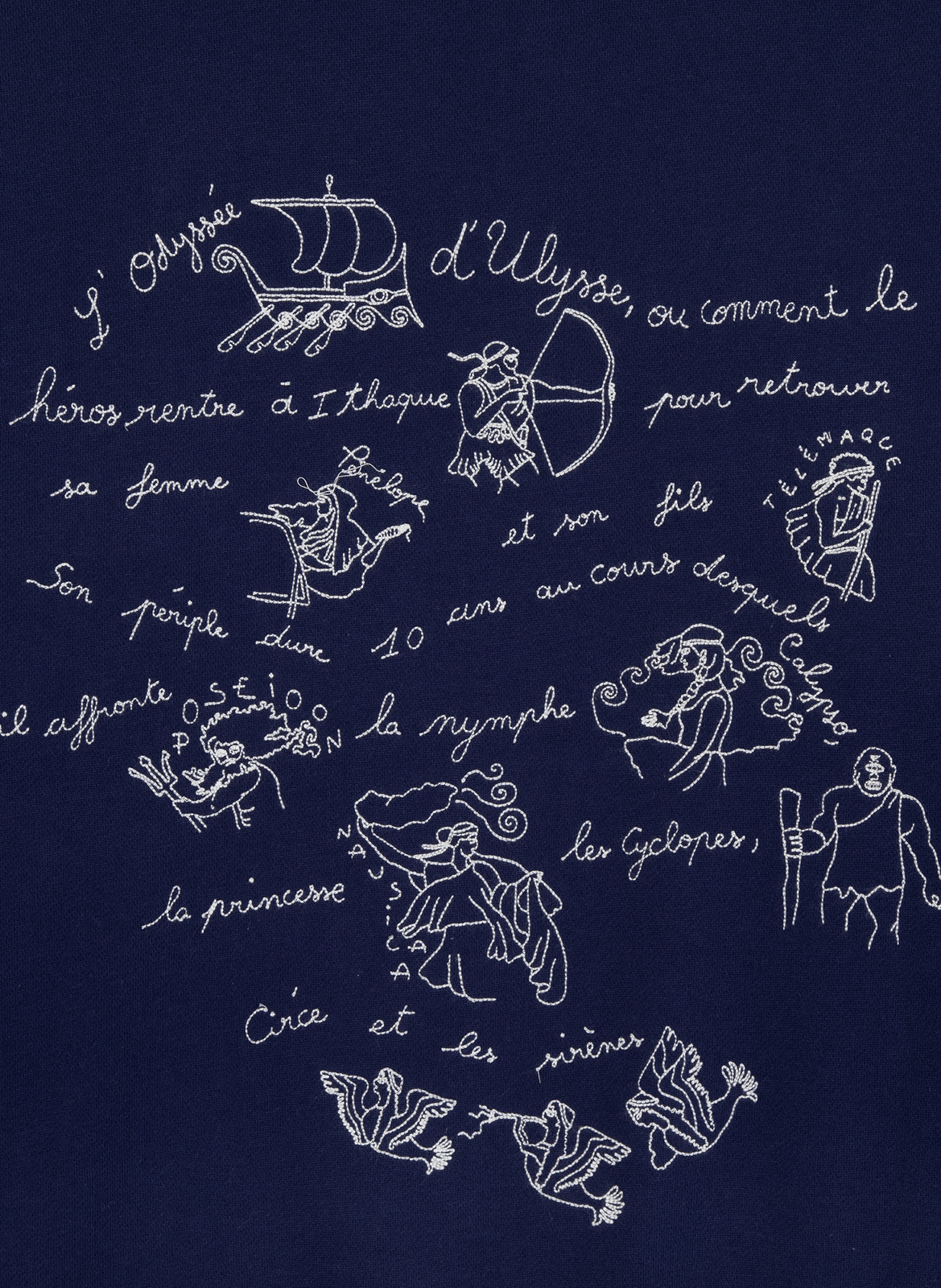 Ulysse Ledru Sweatshirt MAISON LABICHE Blue