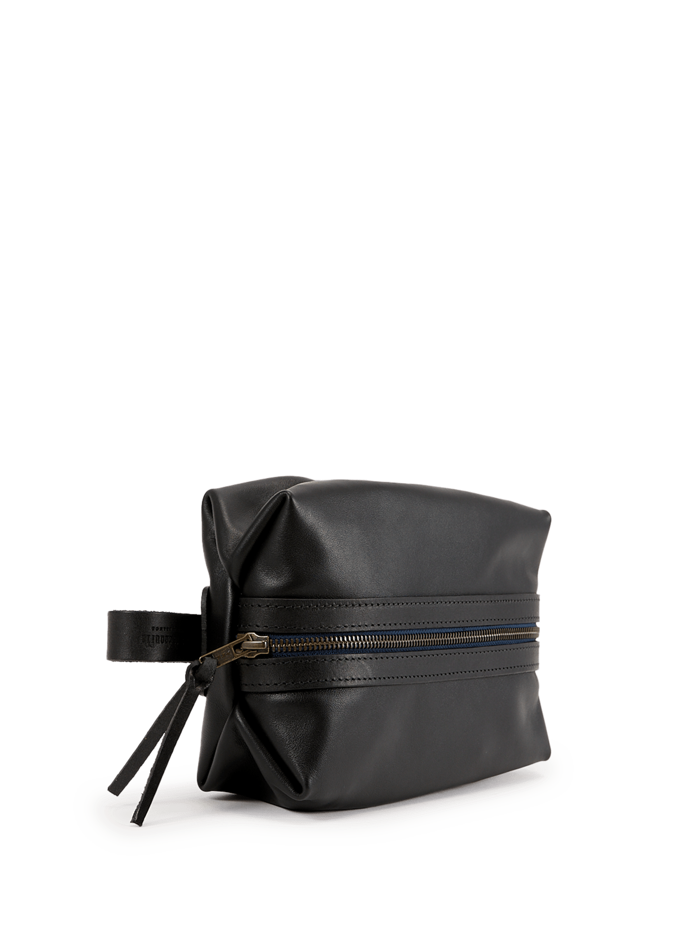 Trousse de toilette Zazou en cuir BLEU DE CHAUFFE Noir