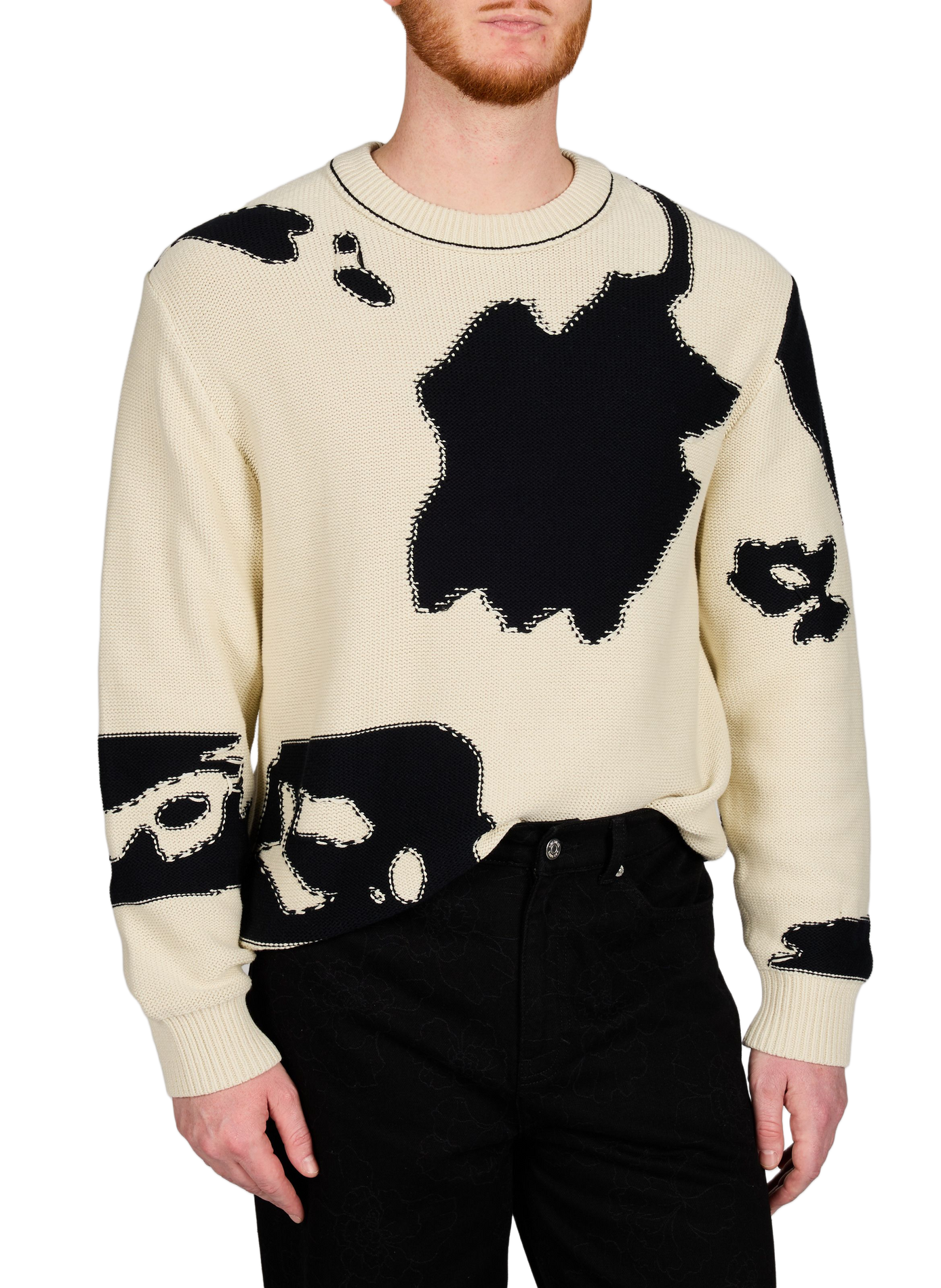 Cotton cable knit jumper SAMSOE SAMSOE Multicolour