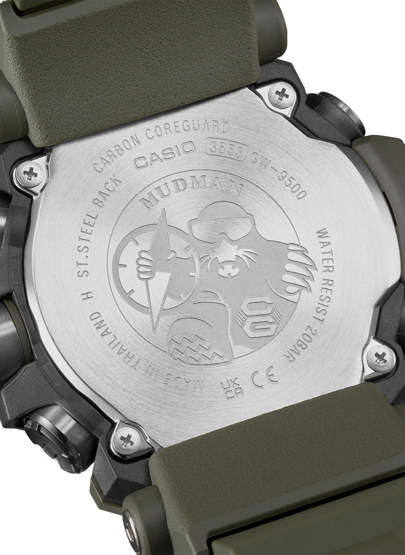 Montre analogique G-Steel Slim en résine G-SHOCK Vert