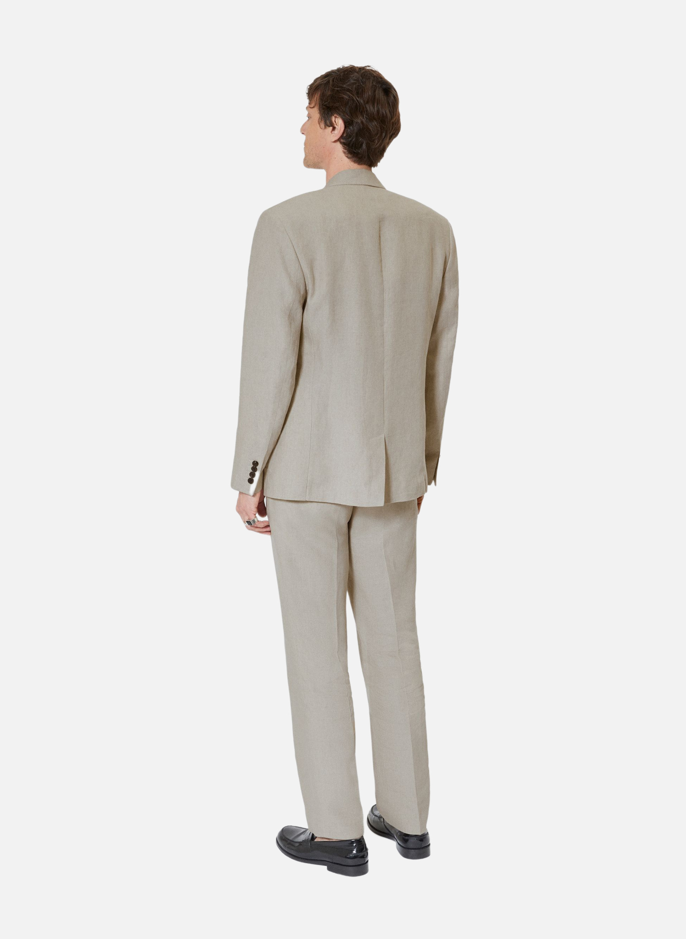 Veste de costume en lin THE KOOPLES Beige