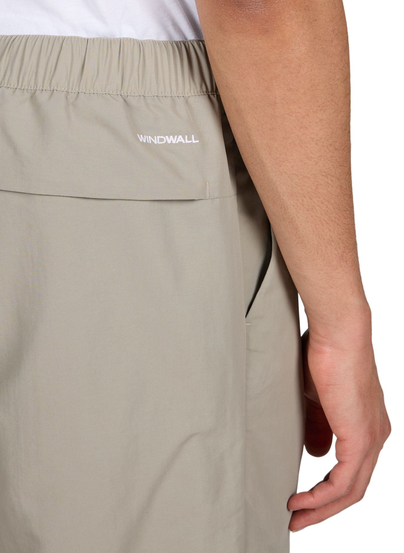 Wide leg pants with logo embroidery THE NORTH FACE Grey