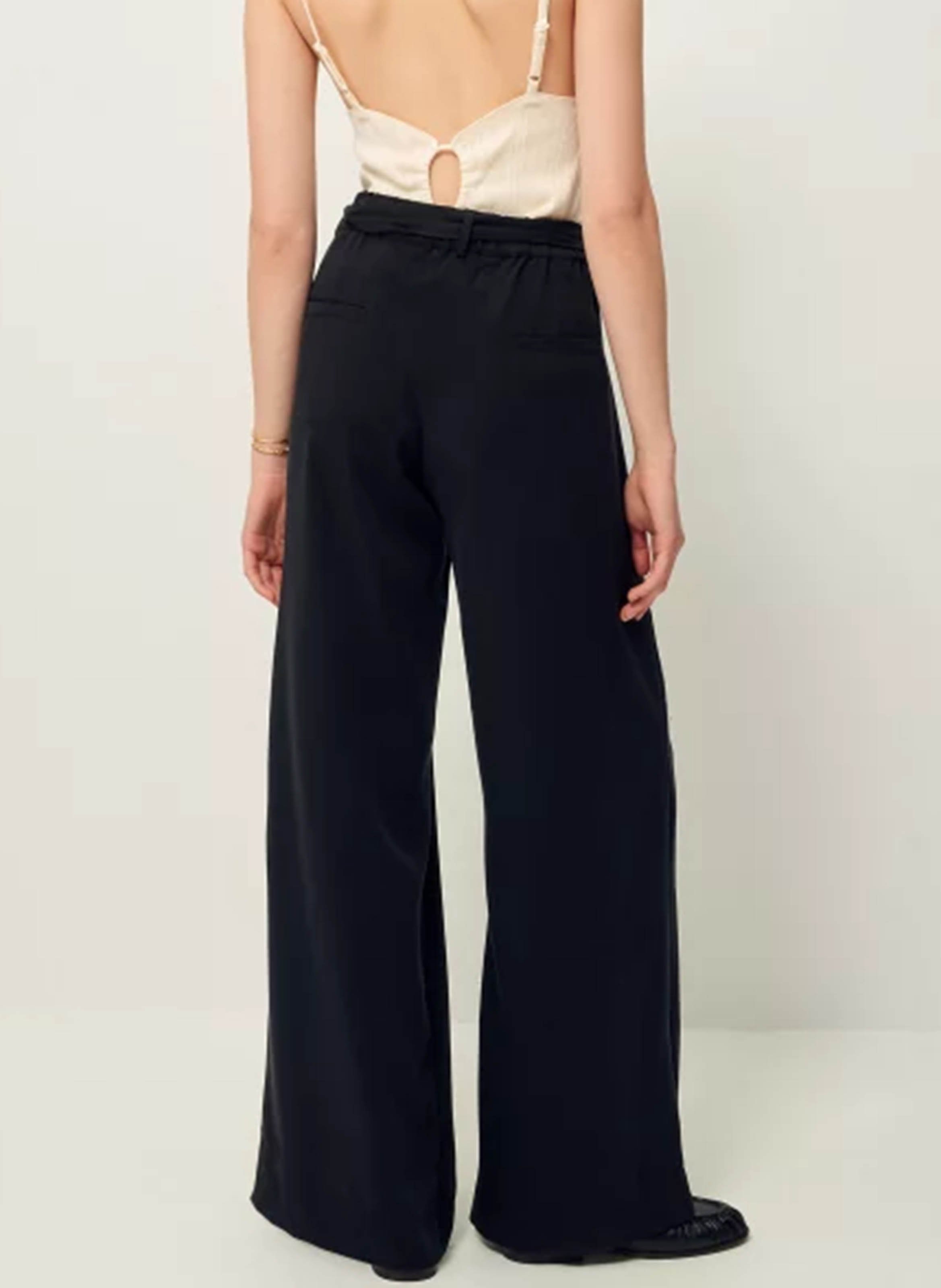 Pantalon large rim SESSUN Noir