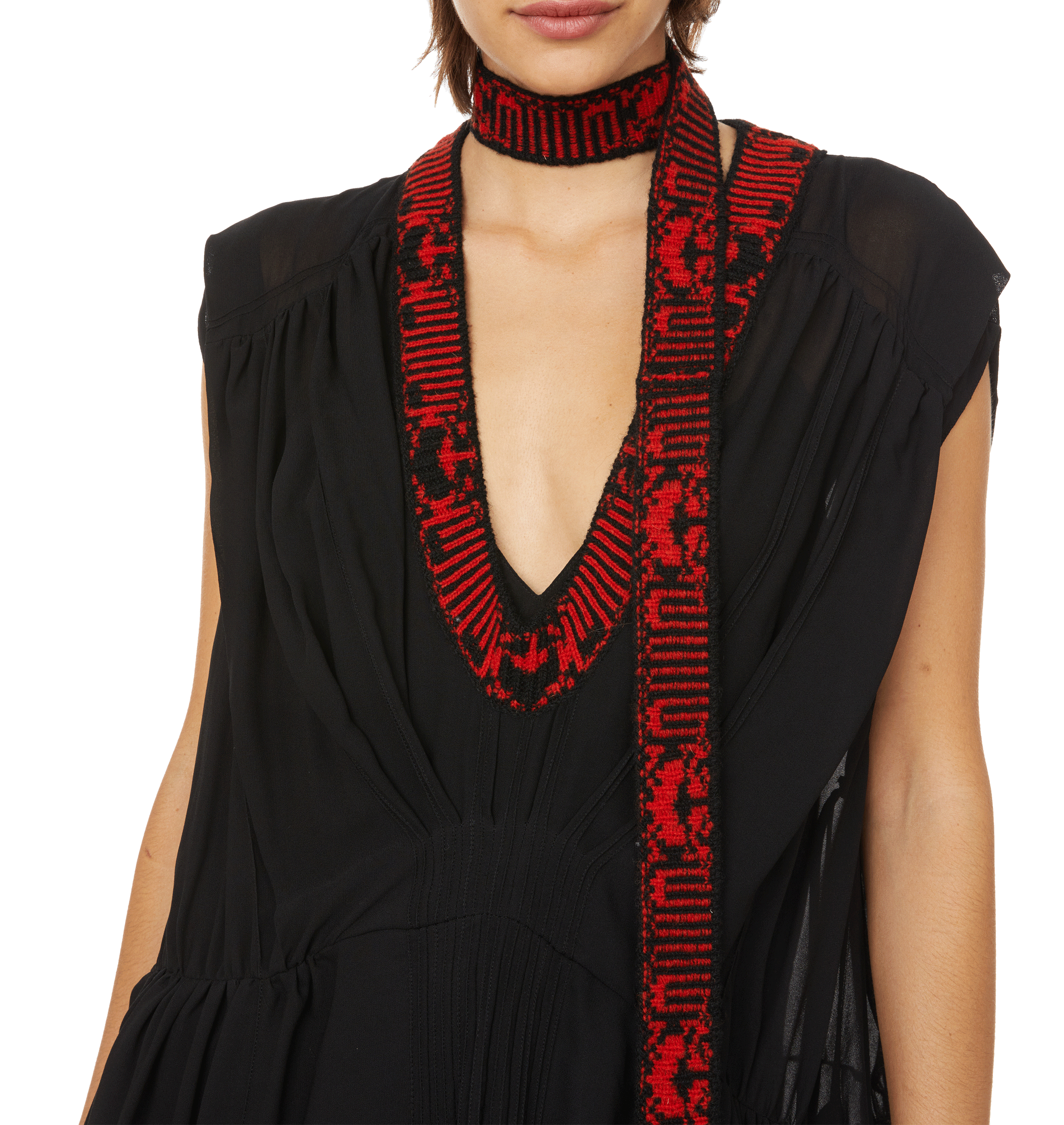 Voile dress PRADA Multicolour