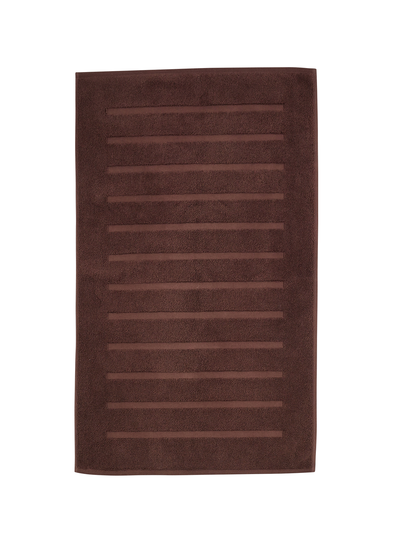 Tapis de bain en coton biologique AU PRINTEMPS PARIS Marron