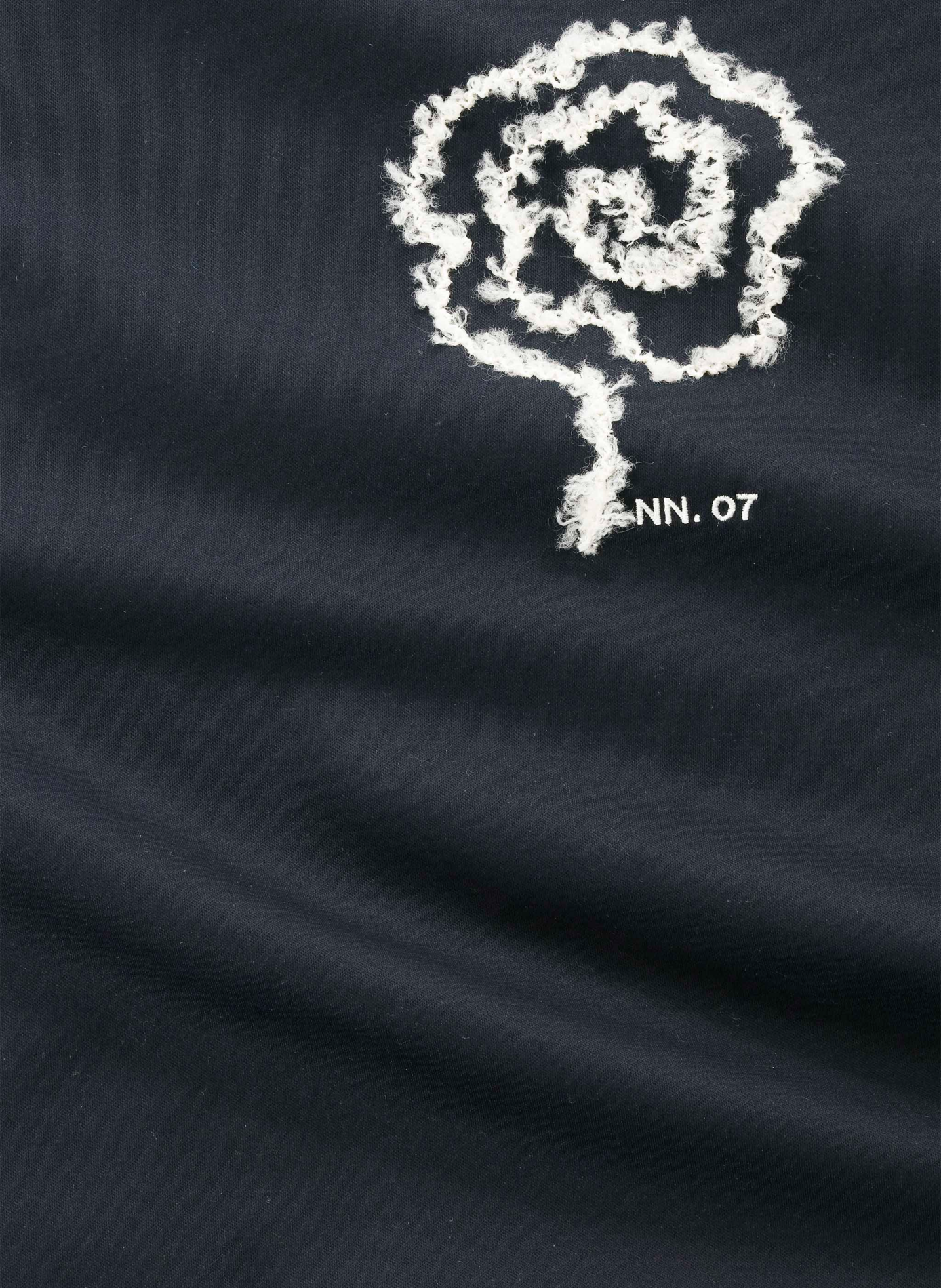 Tee-shirt col rond en coton NN.07 Bleu