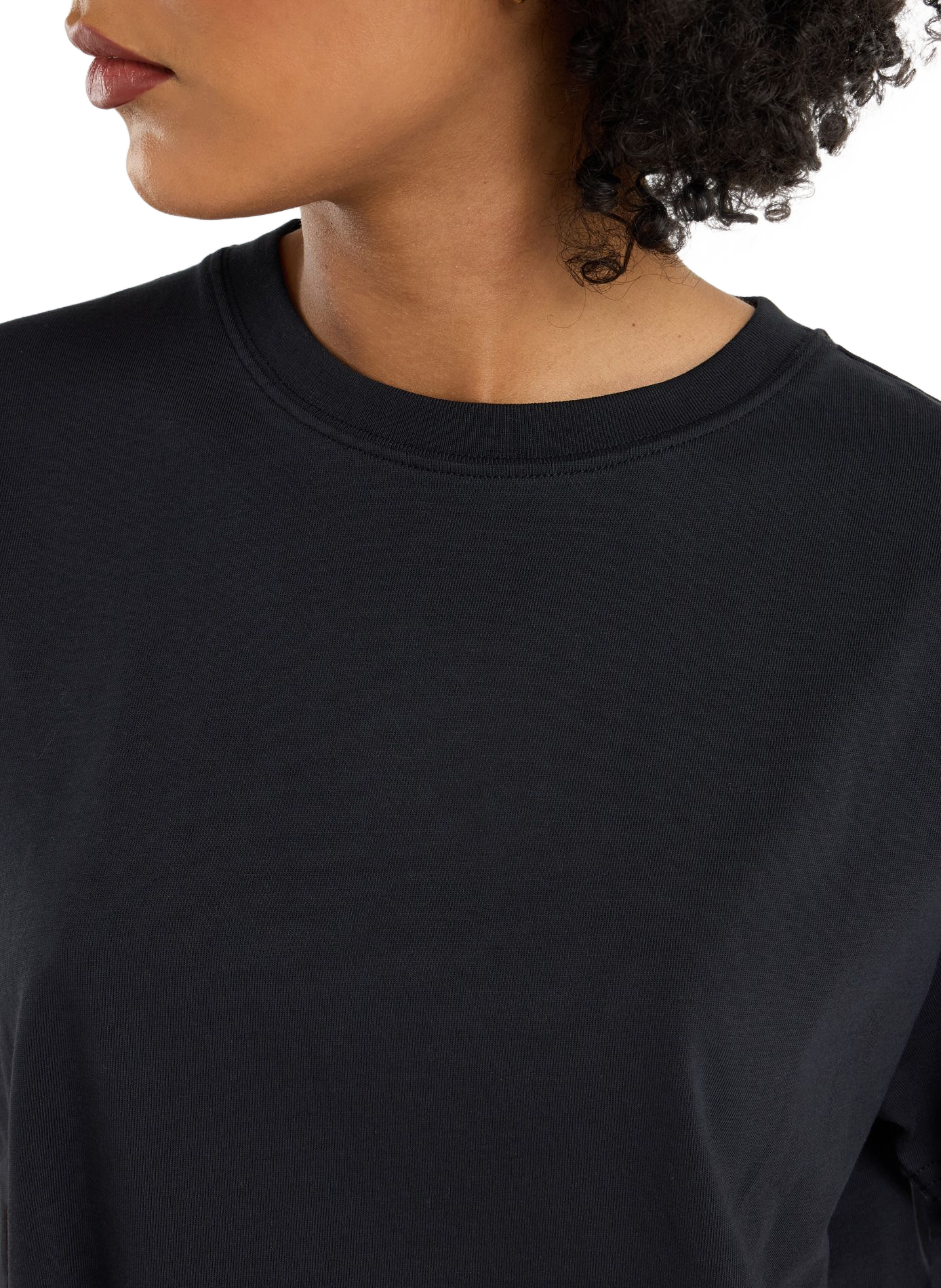 Classic Cotton T-Shirt SAISON 1865 Black