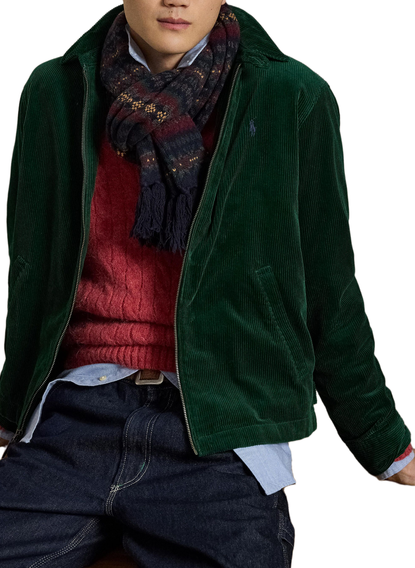 Veste en velours côtelé | Vert POLO RALPH LAUREN Homme