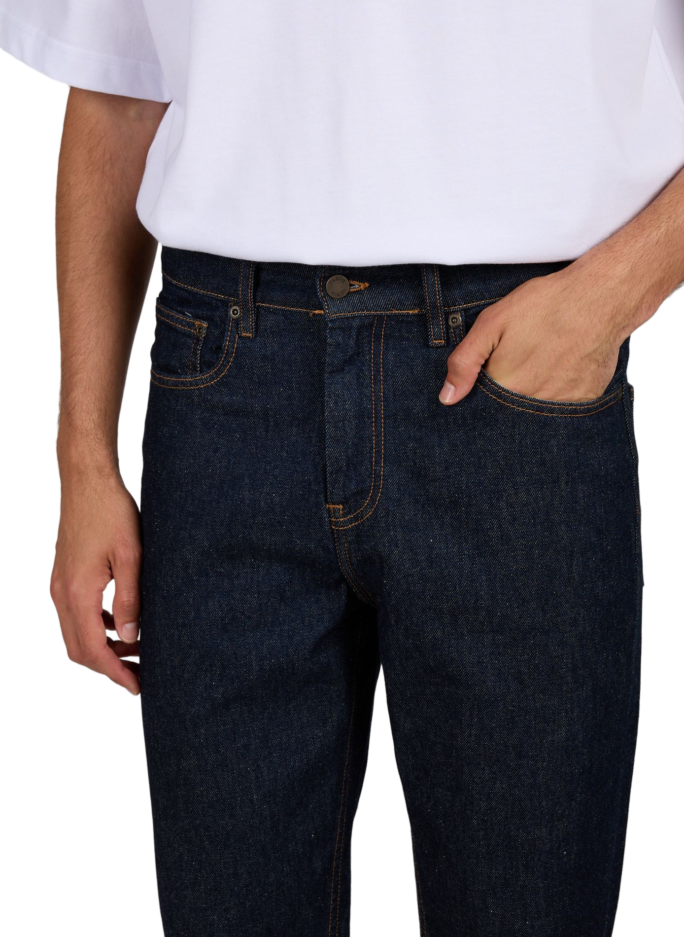 Baumwolljeans FAGUO Blau