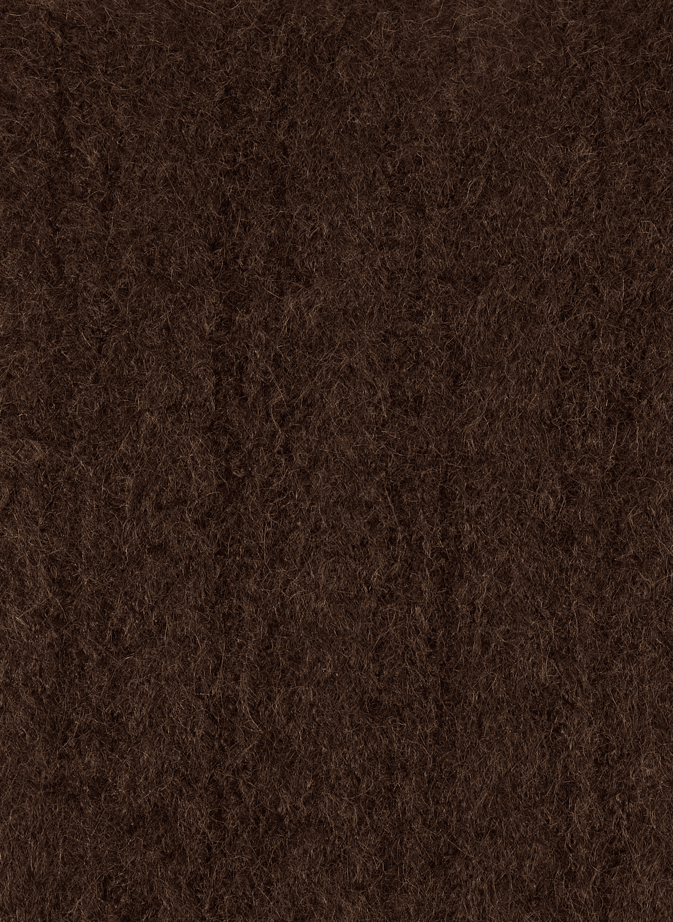 Knit hooded cagoule OBJECT Brown