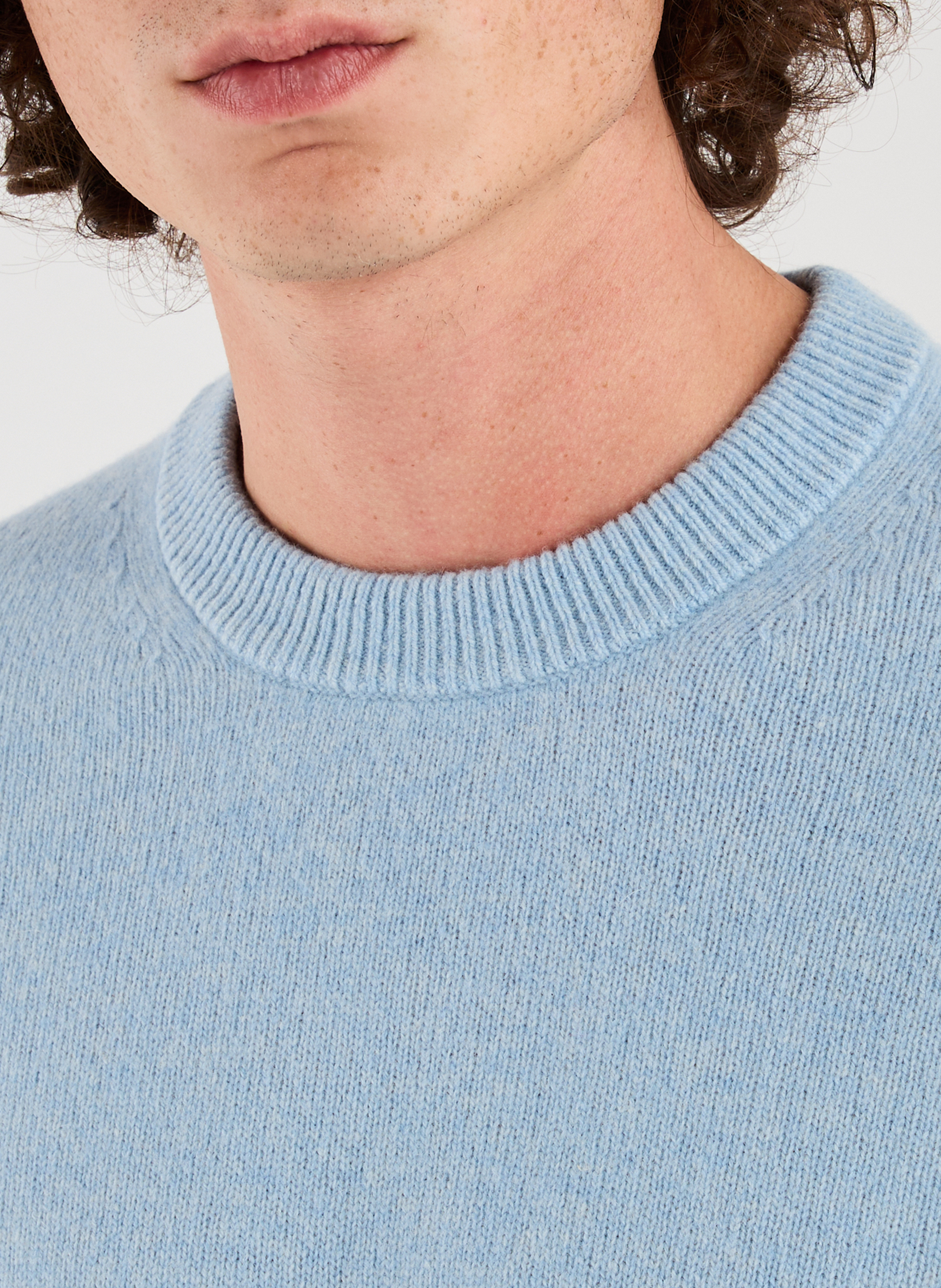 Merinowollpullover SAMSOE SAMSOE Blau