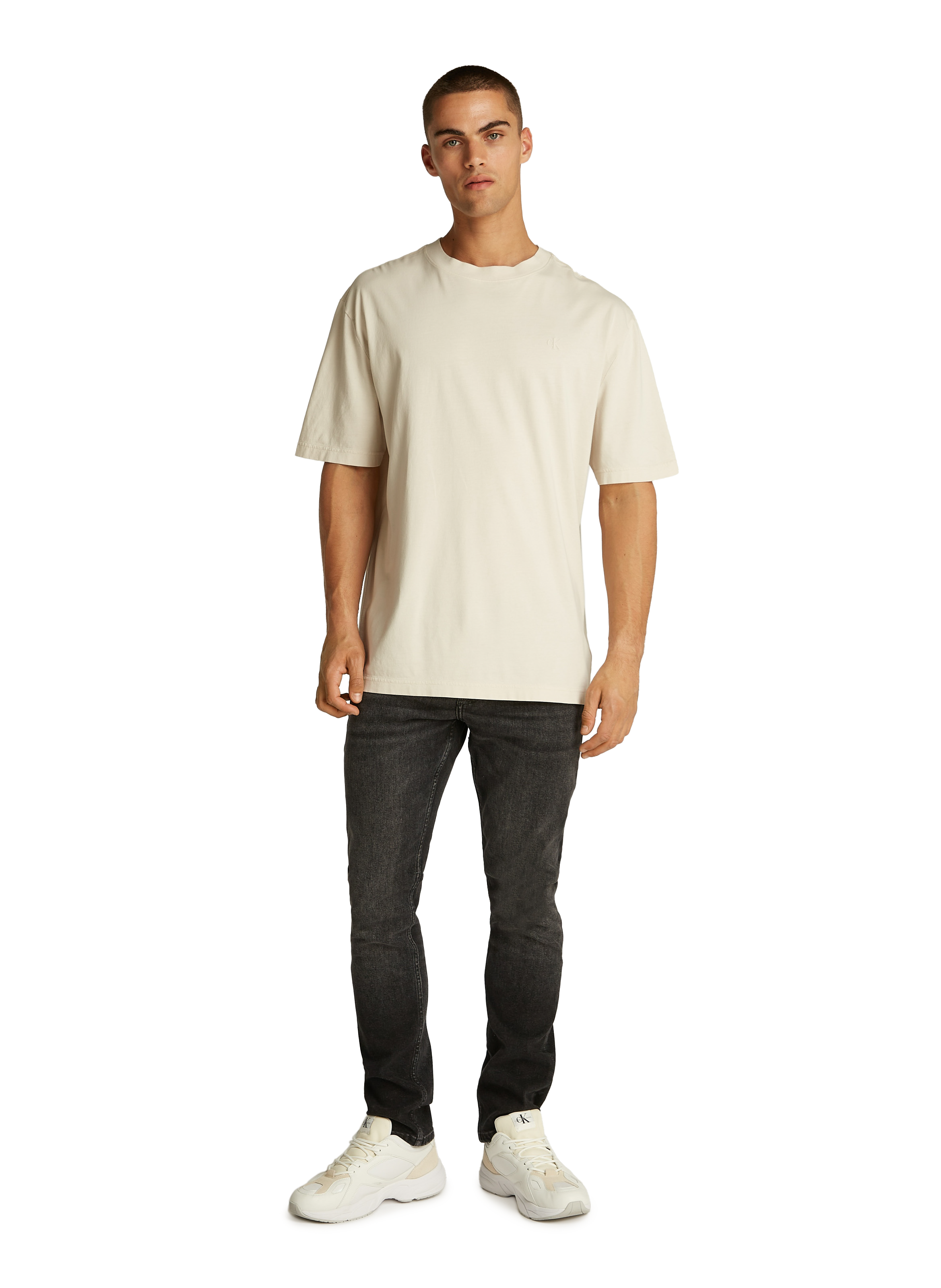 Logo T-shirt CALVIN KLEIN Beige