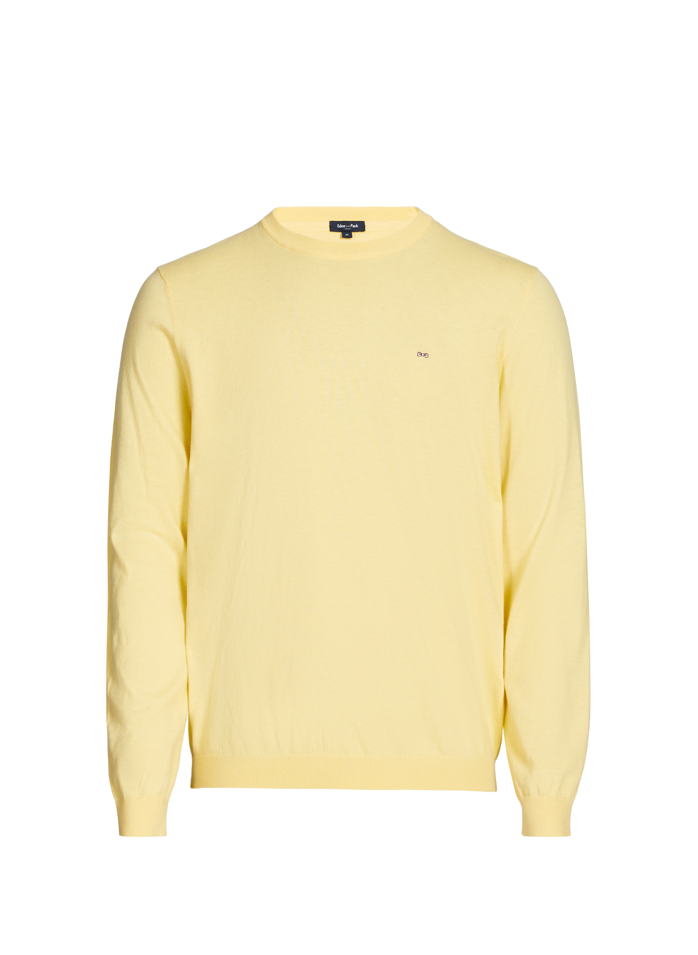 Pull en coton mélangé  EDEN PARK Jaune