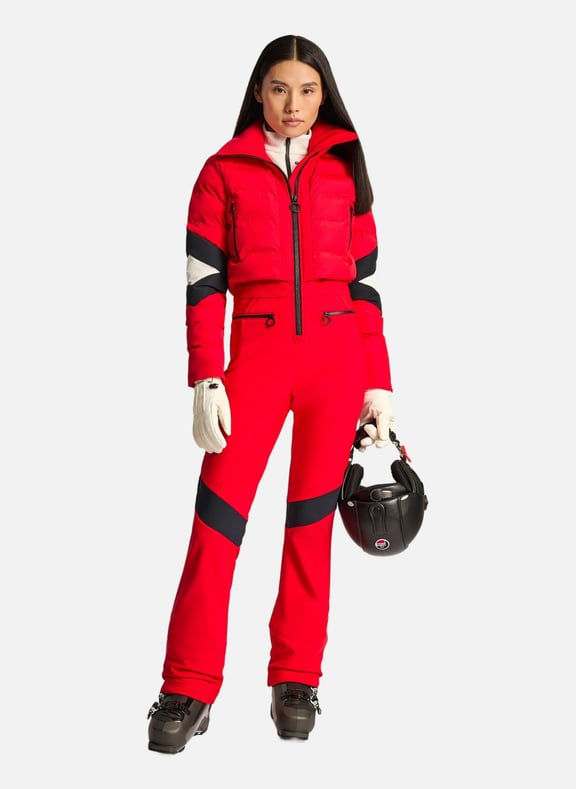 Combinaison de ski clarisse col montant coupe regular Rouge by FUSALP FUSALP Combinaison de ski clarisse col montant coupe regular Rouge