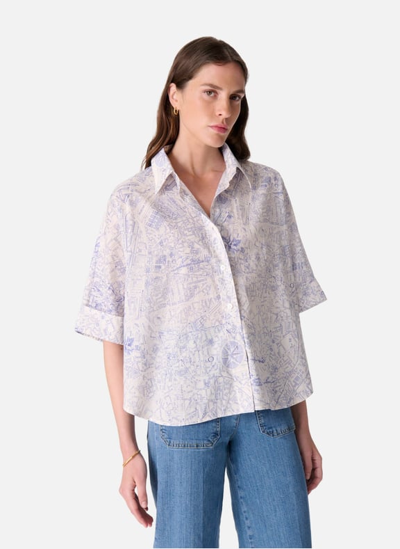 Chemise bobby Bleu by VANESSA BRUNO VANESSA BRUNO Chemise bobby Bleu