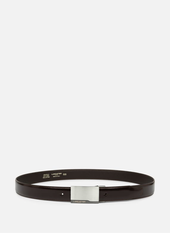 Ceinture - ceinture cuir lisse homme | Marron by LANCASTER Ceinture - ceinture cuir lisse homme Marron