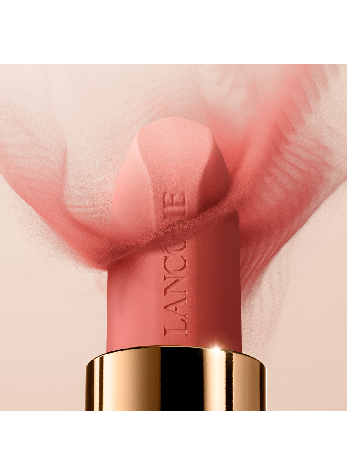 The Absolute Red - Matte blurred effect lipstick sensation of bare lips LANCÔME 220 french blush