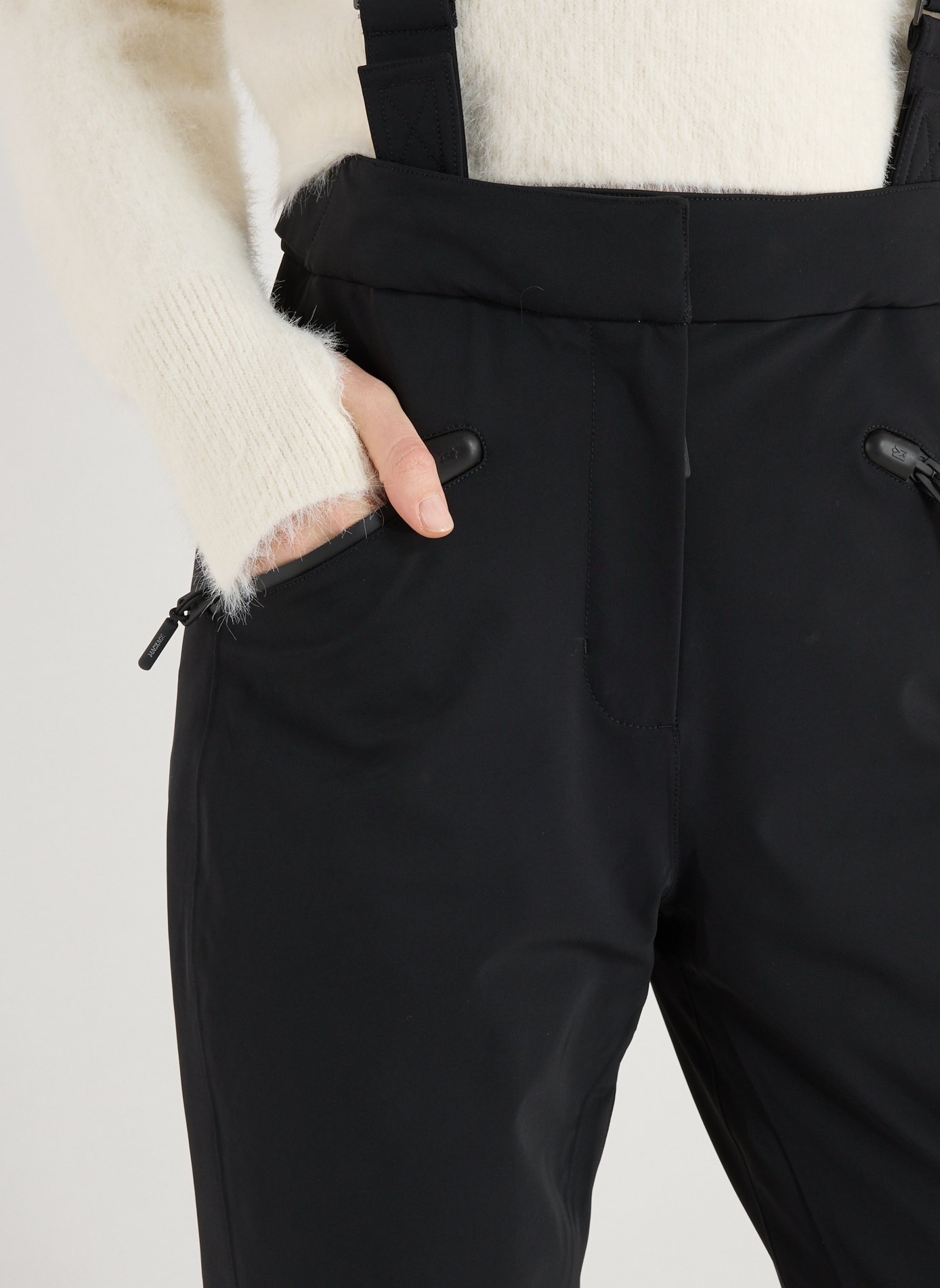 Ski pants with removable suspenders MACKAGE Black