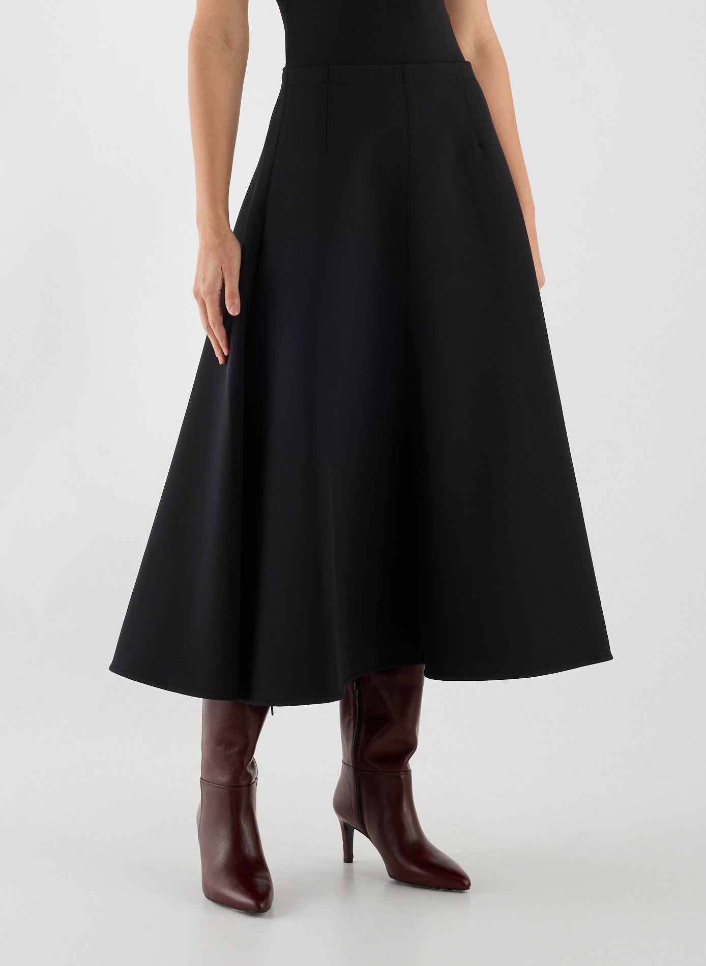 Jupe ample  SANDBEIGE Noir