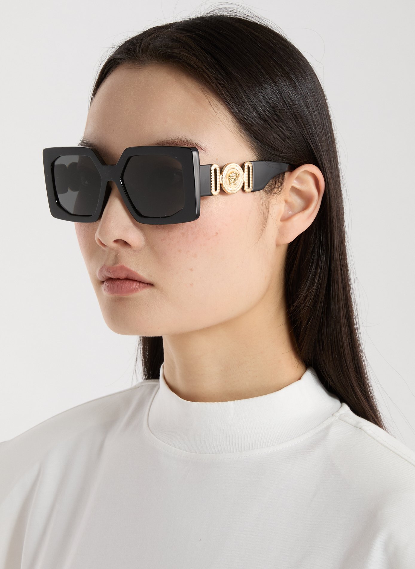 Lunettes de soleil carrées VERSACE Multicolore