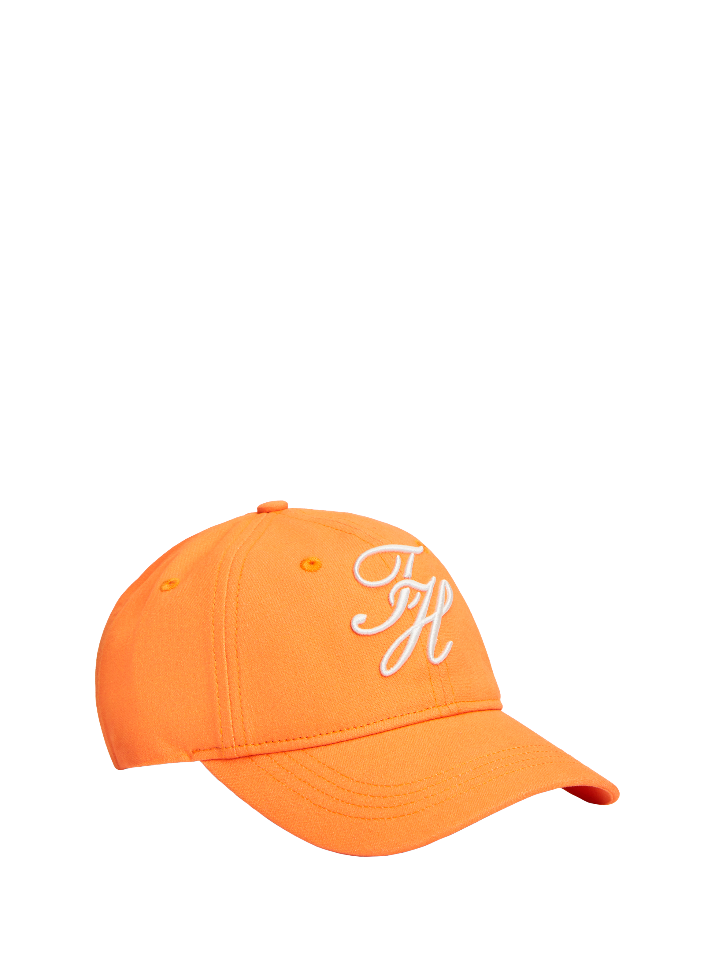 Casquette à logo brodé en coton TOMMY HILFIGER Orange