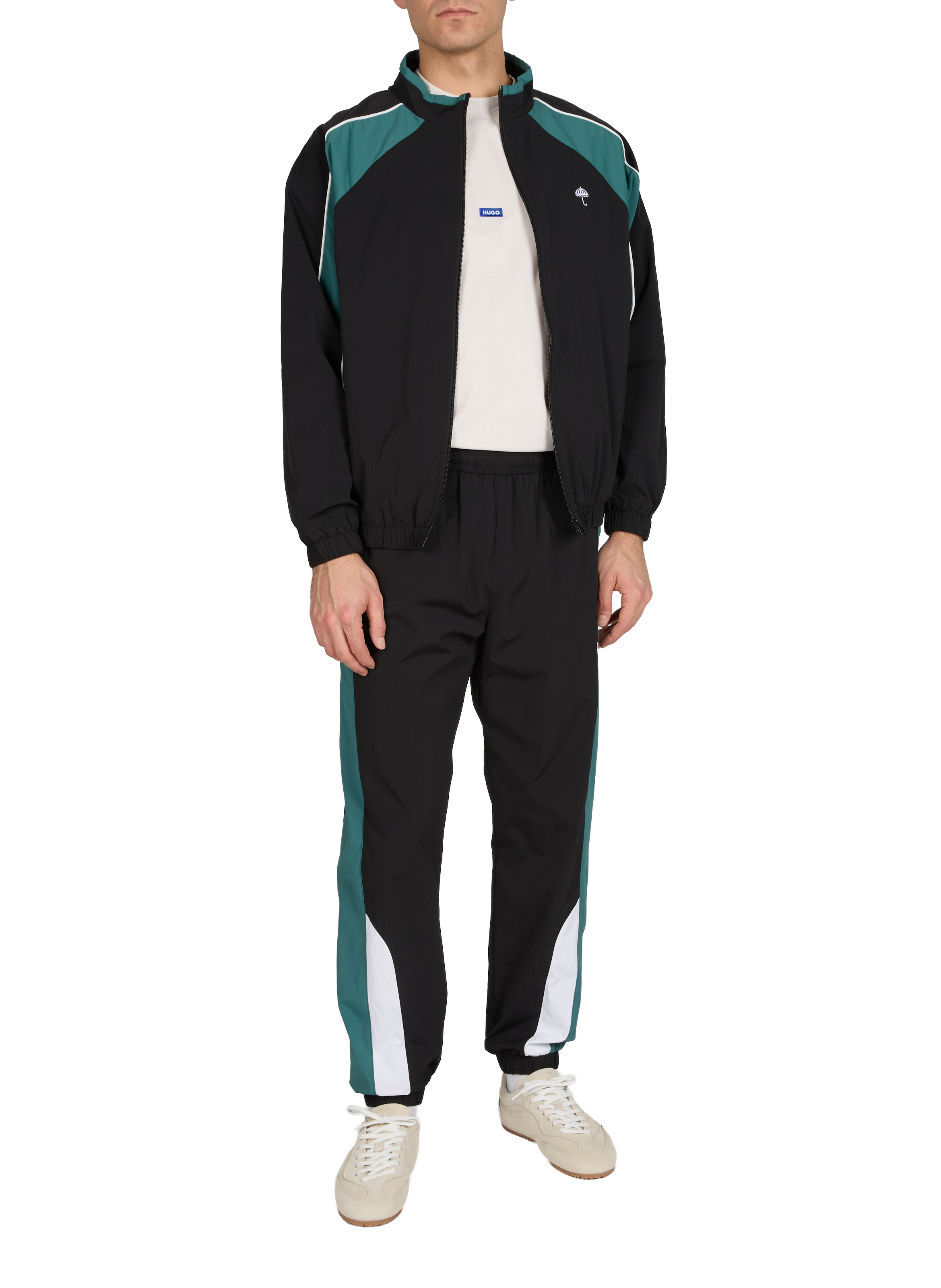 Veste ample à col montant HELAS CAPS Noir