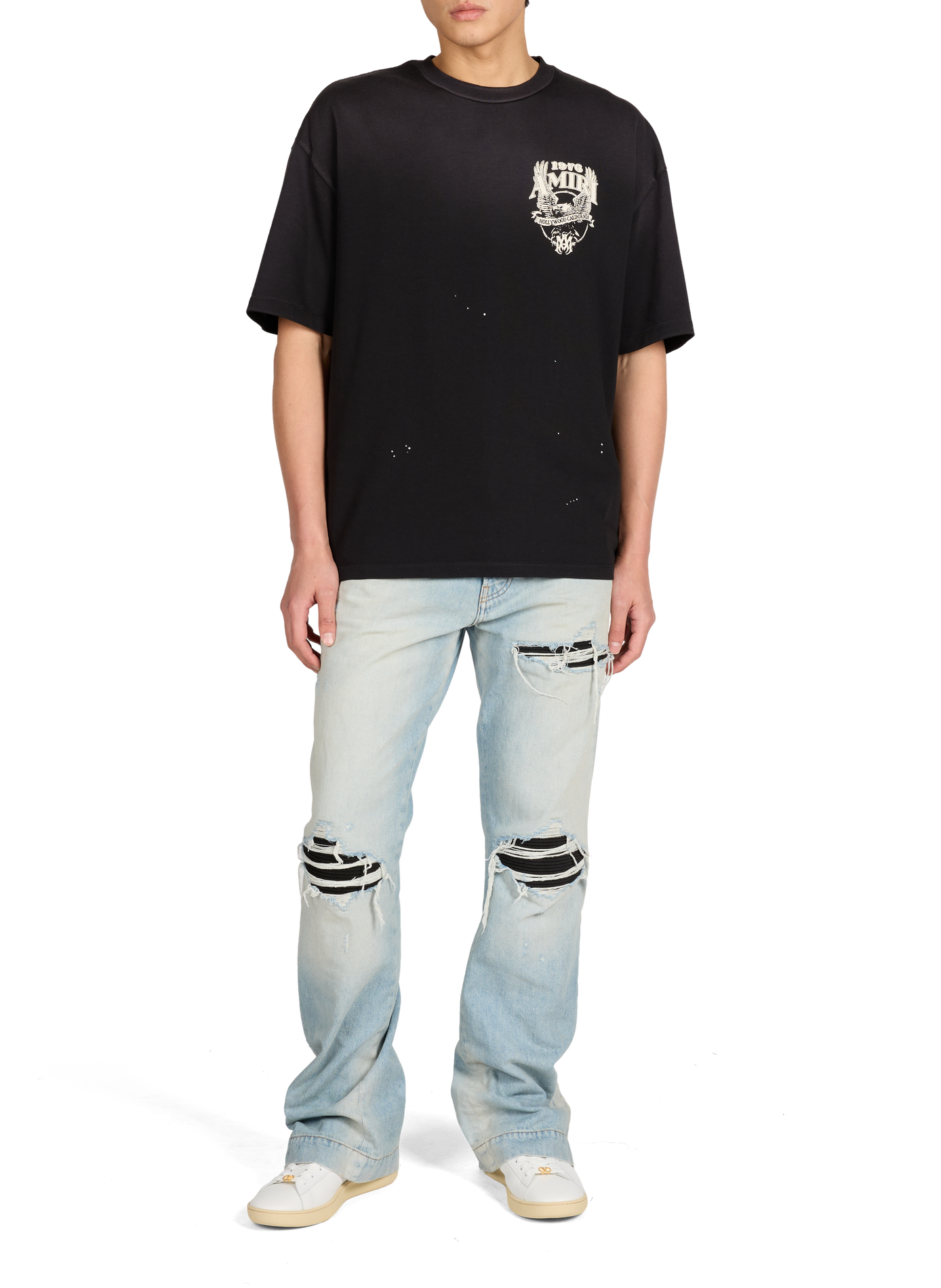 Plain leather sneakers VALENTINO White