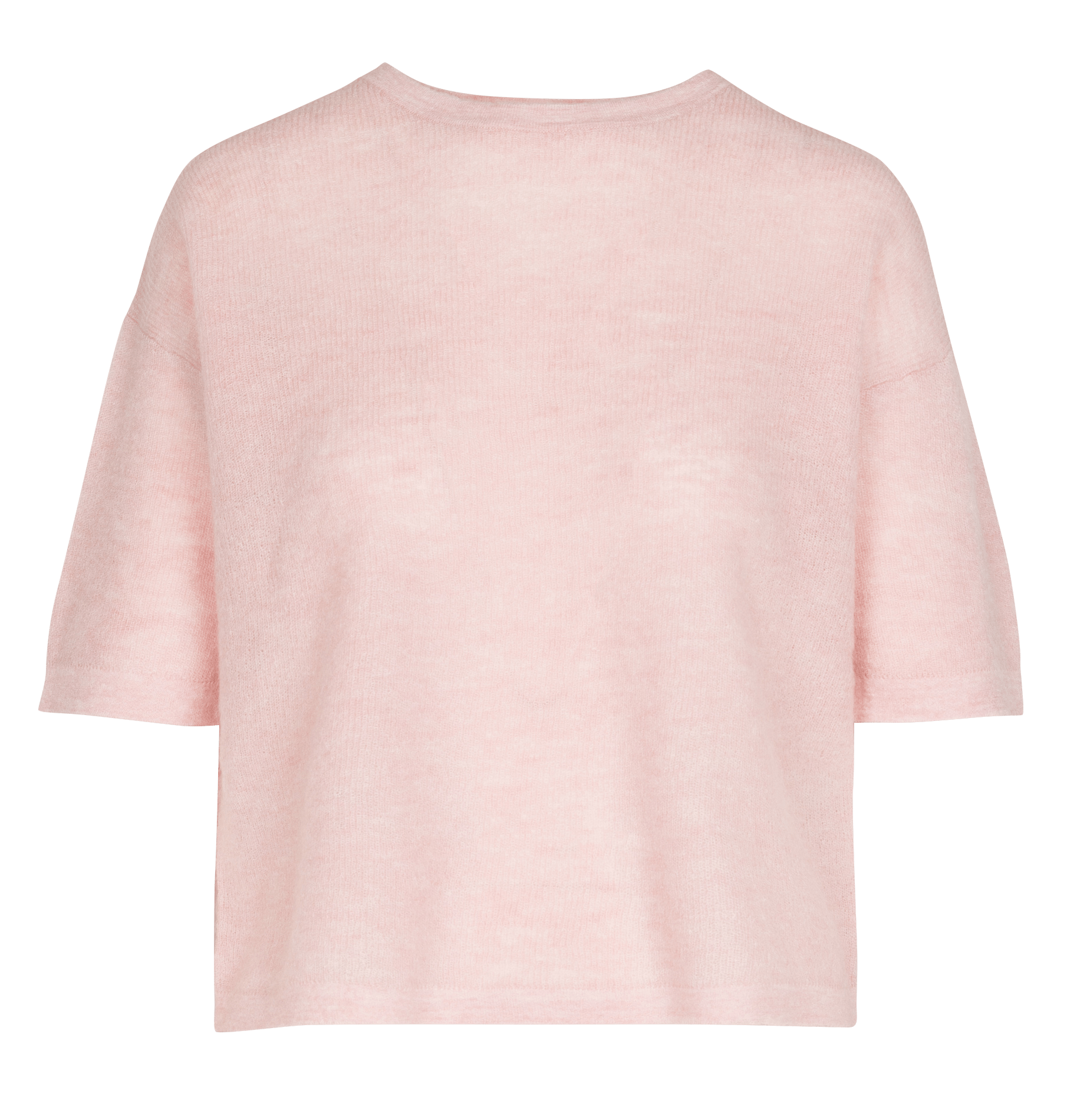 Pull col rond en mohair mélangé Paolo bis MAISON 123 Rose